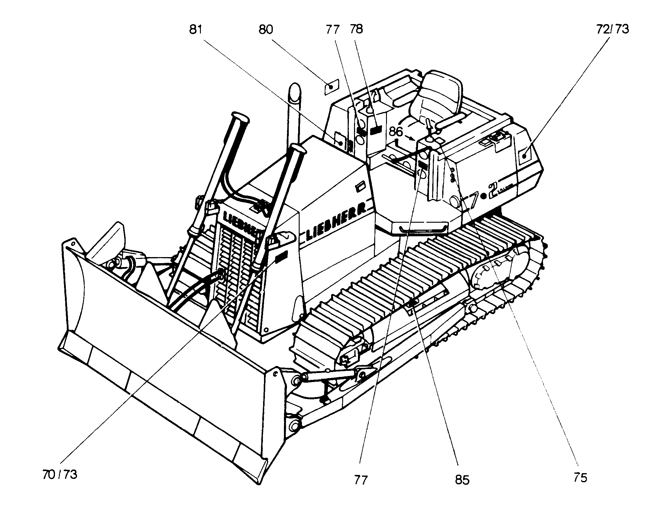 ТАБЛ. С ТЕКСТОМ СХЕМЫ СМАЗКИ 9798787 LIEBHERR