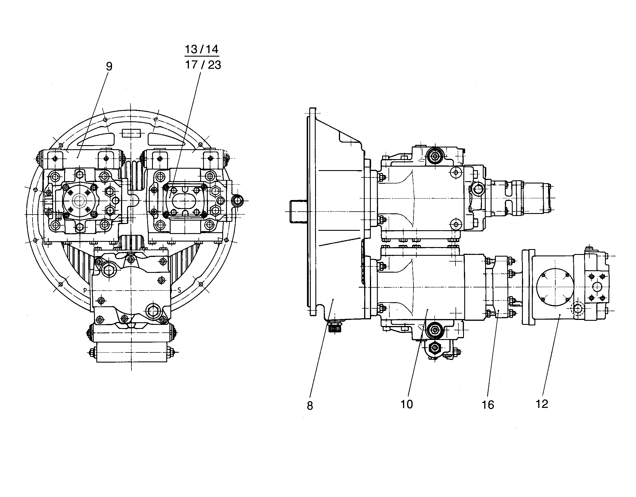 ПЕРЕХОДНИК 5800990 LIEBHERR
