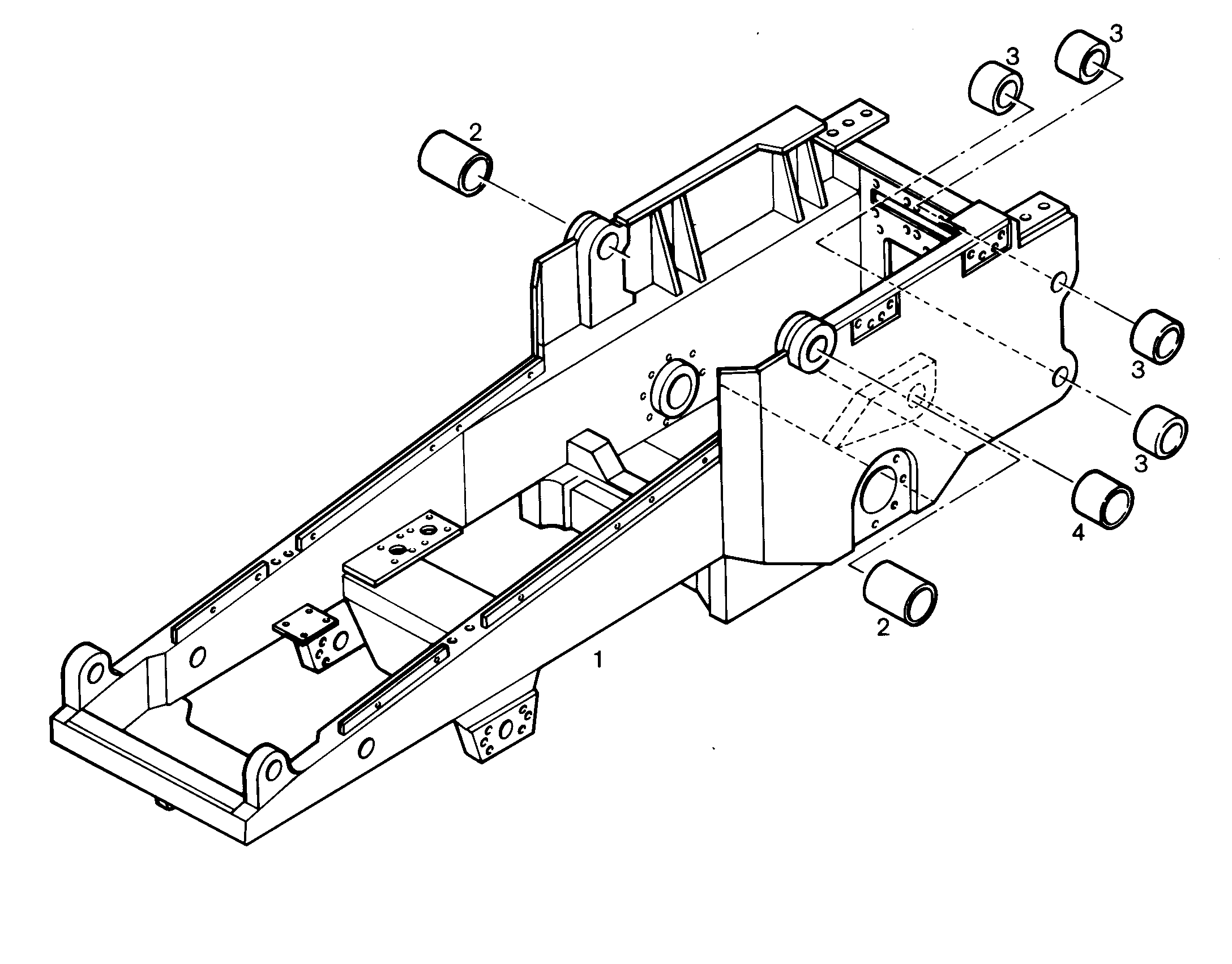 ДОРАБОТКА НЕСУЩАЯ РАМА SR712B 9816889 LIEBHERR