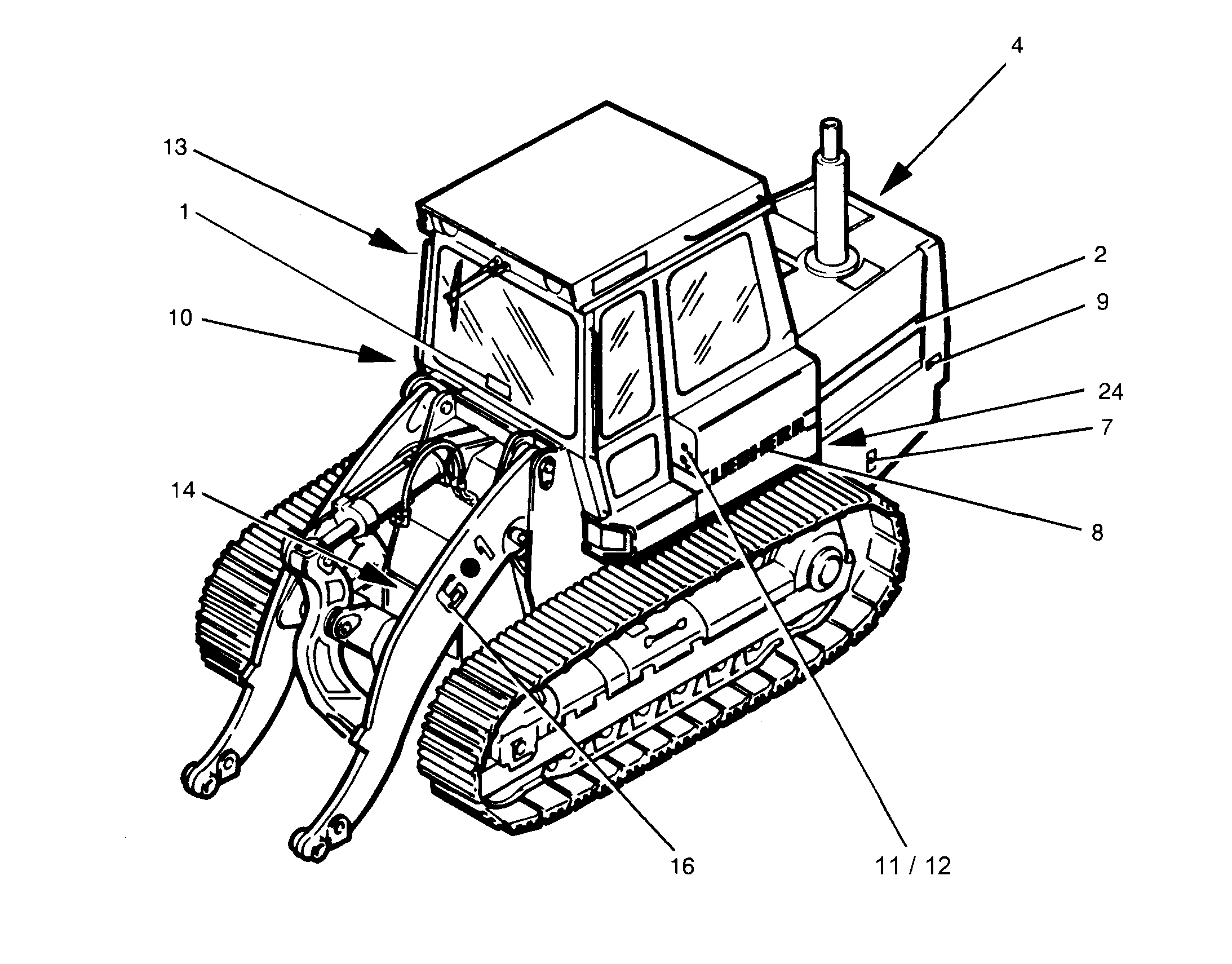 ТАБЛИЧКА ОТКЛЮЧЕНИЕ ОБОРОТОВ 9796371 LIEBHERR