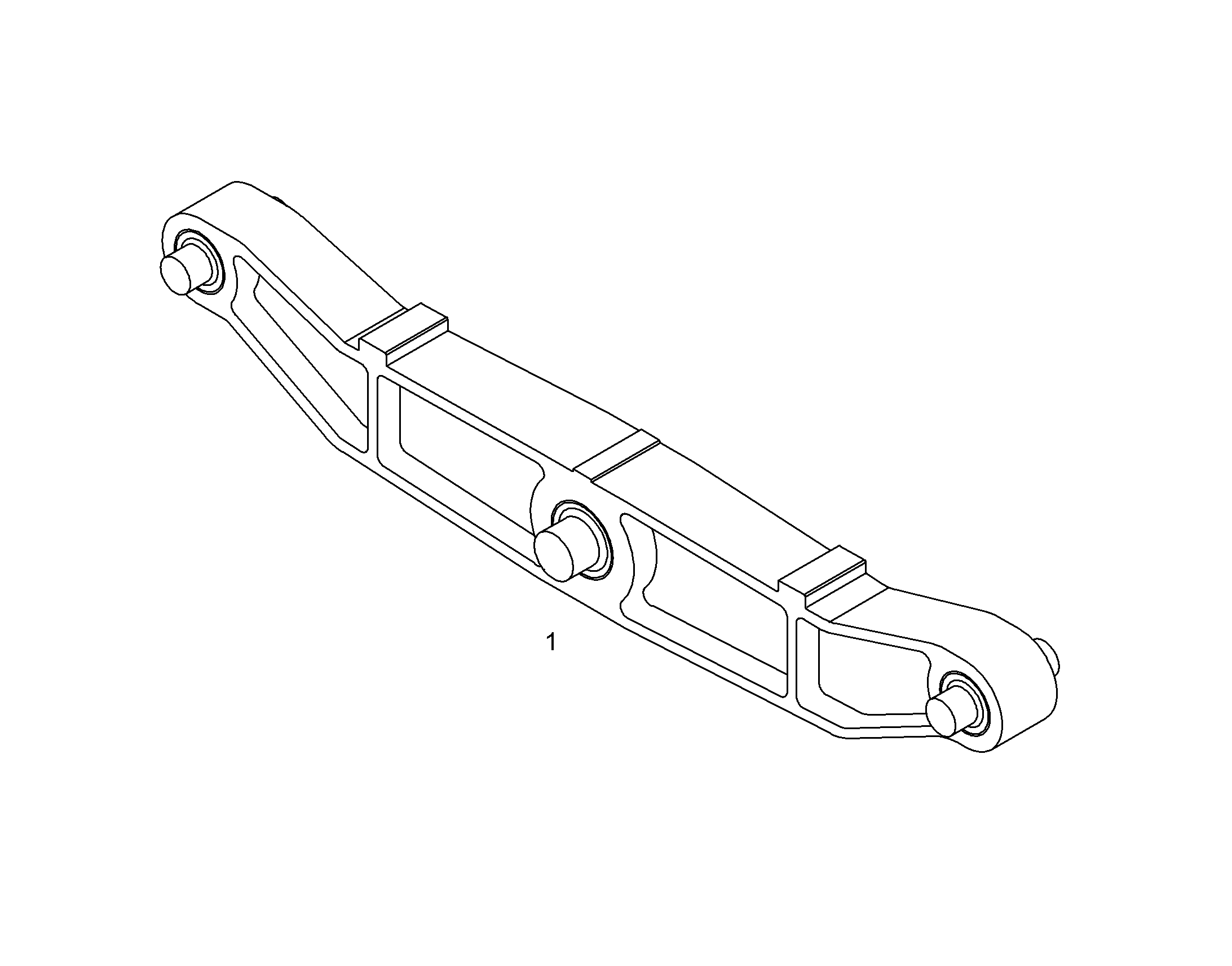 МОСТ КАЧАЮЩИЙСЯ В СБОРЕ 9786498 LIEBHERR