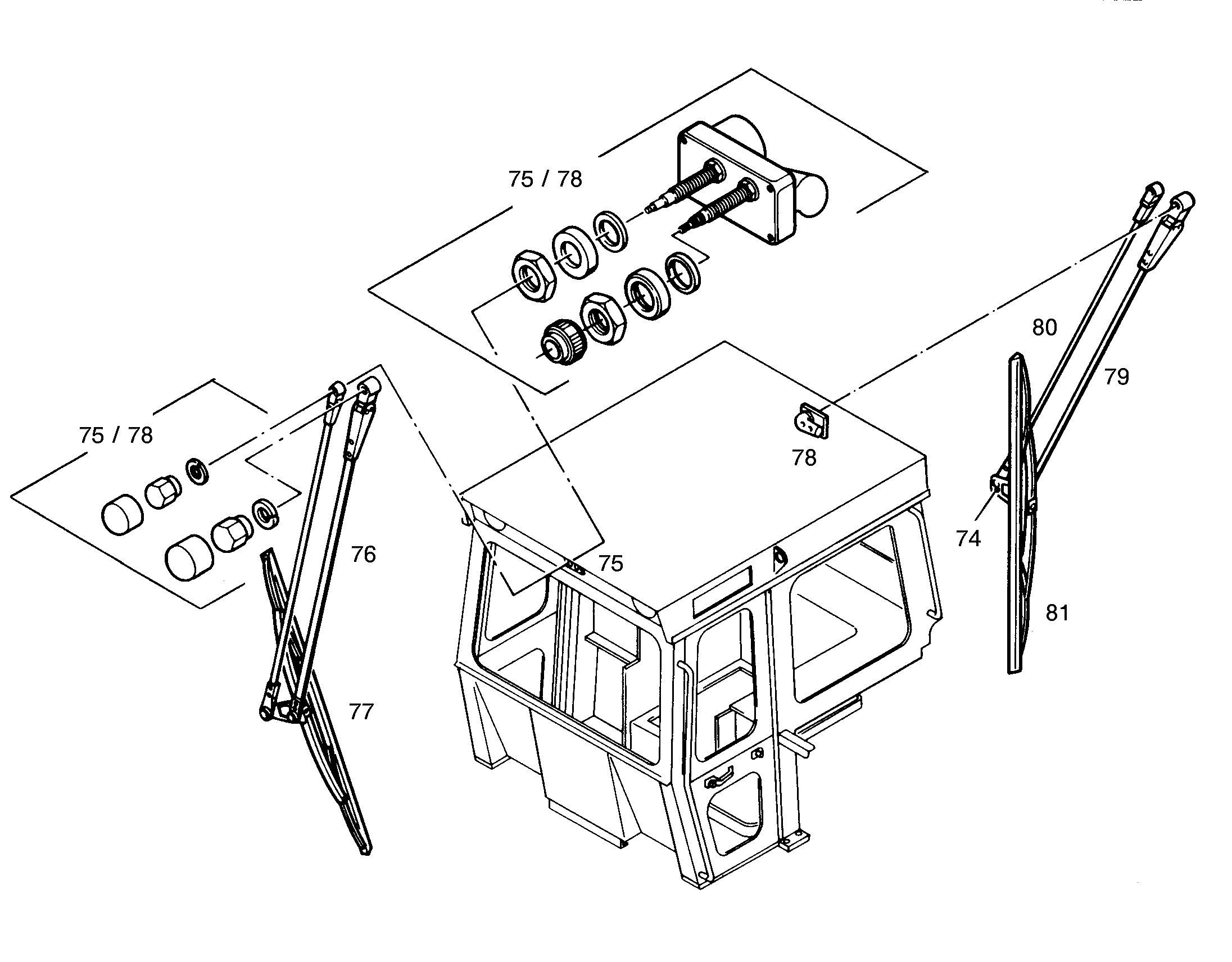 СТЕКЛООЧИСТИТЕЛЬ 7412452 LIEBHERR