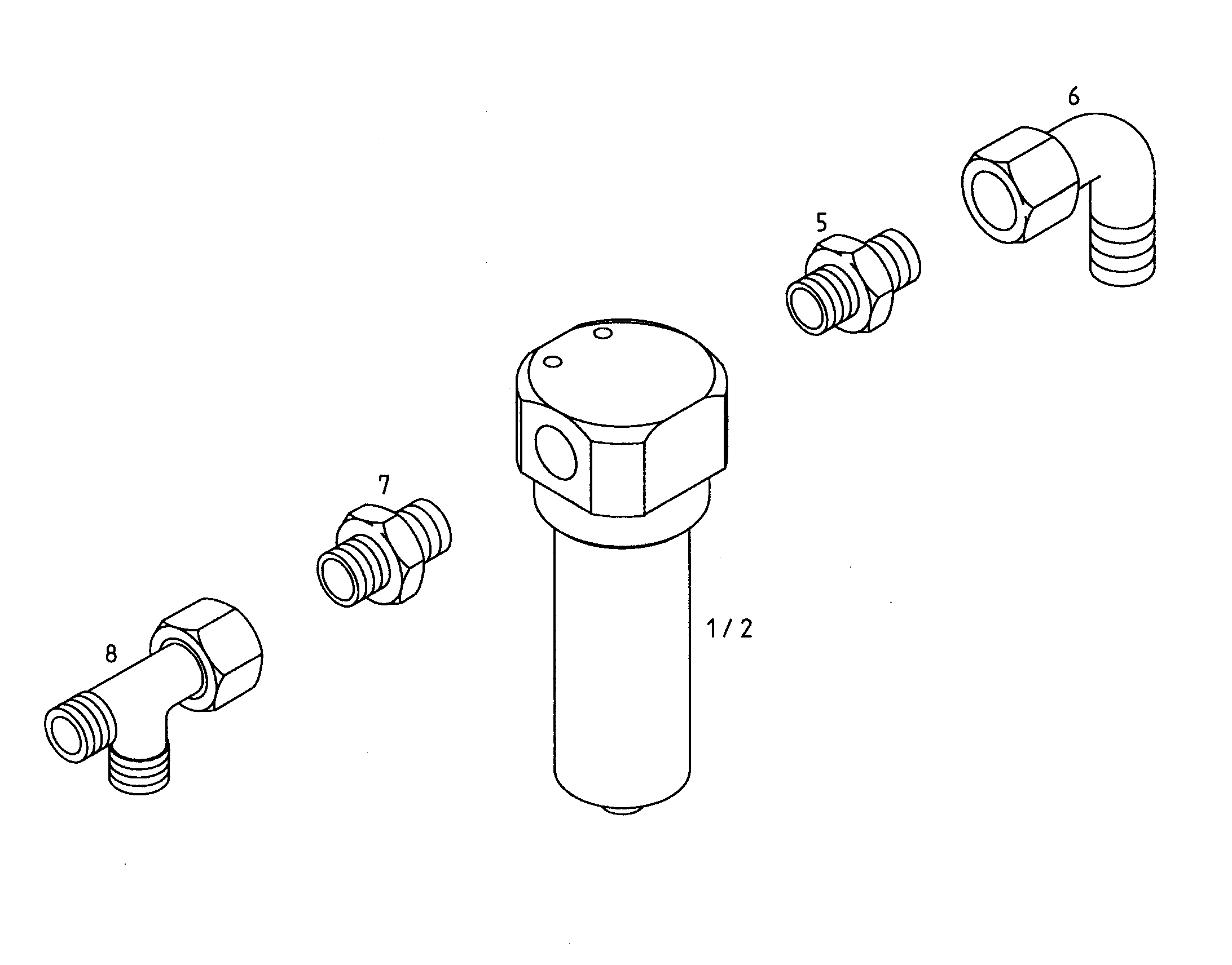 ФИЛЬТРУЮЩИЙ ЭЛЕМЕНТ 25µm 7412281 LIEBHERR