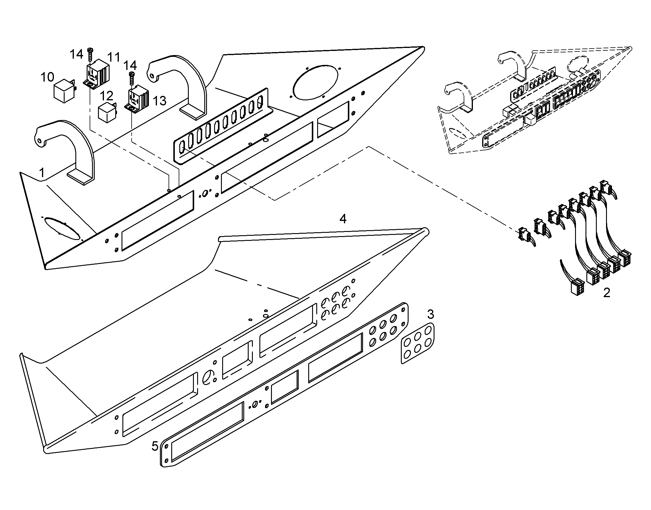КАБ. КОМПЛ. ПУЛЬТА ОПЕРАТОРА 9797253 LIEBHERR