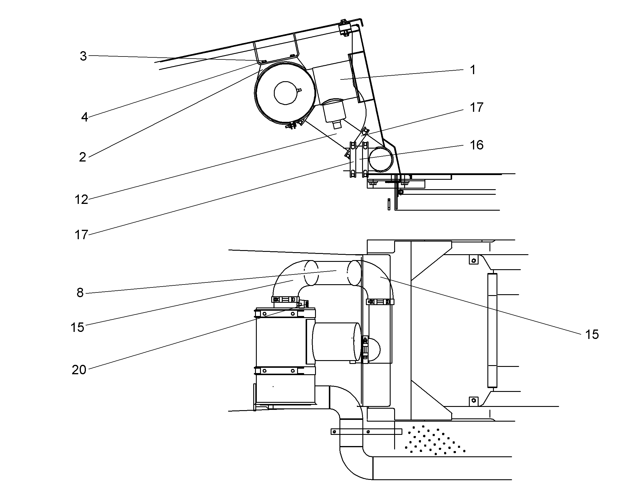 ШЛАНГ РЕЗИНОВЫЙ 7000735 LIEBHERR