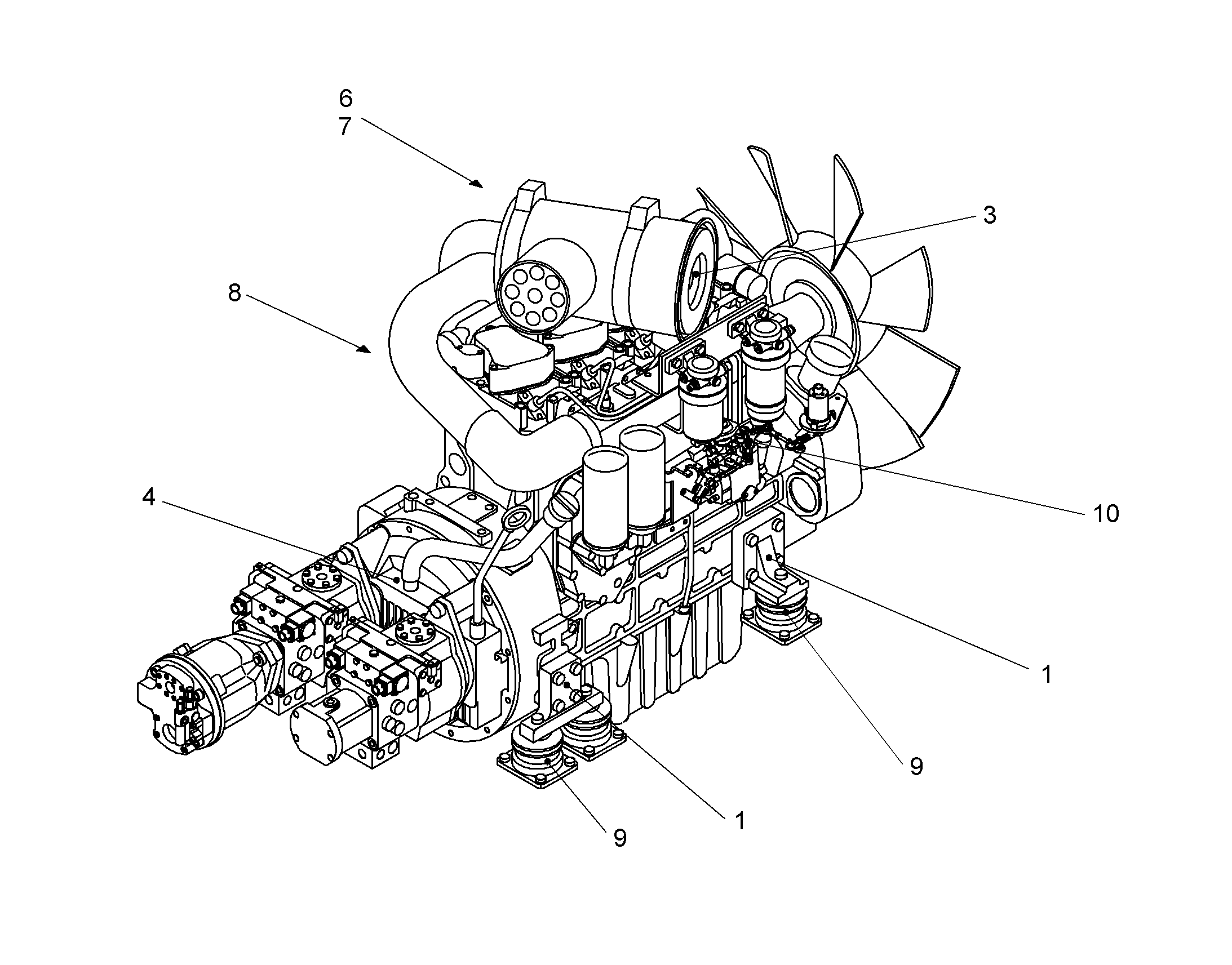 ВЫХЛОПНАЯ СИСТЕМА 9744348 LIEBHERR