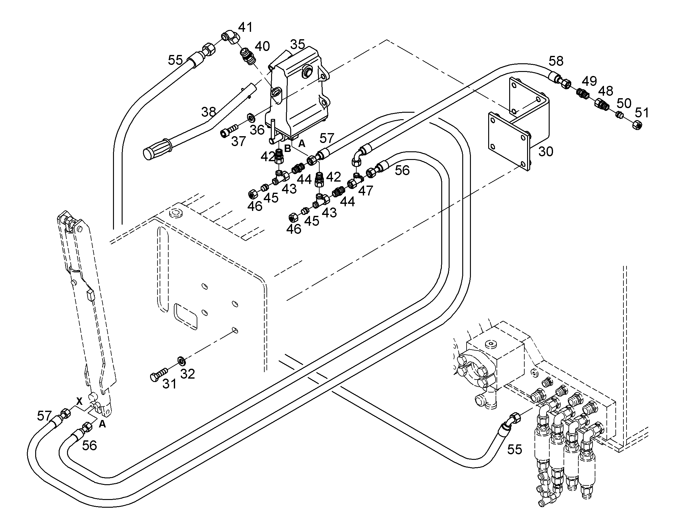 ДОРАБОТКА МАСЛЯНЫЙ РАДИАТОР 9745972 LIEBHERR