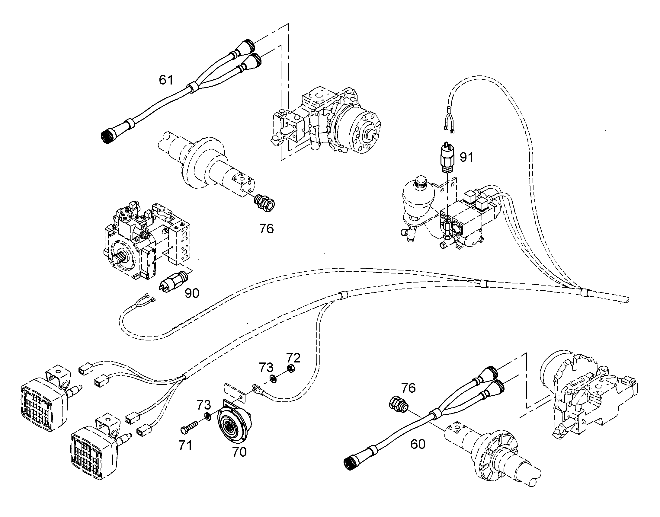 ПЕРЕКЛЮЧАТЕЛЬ 9797669 LIEBHERR