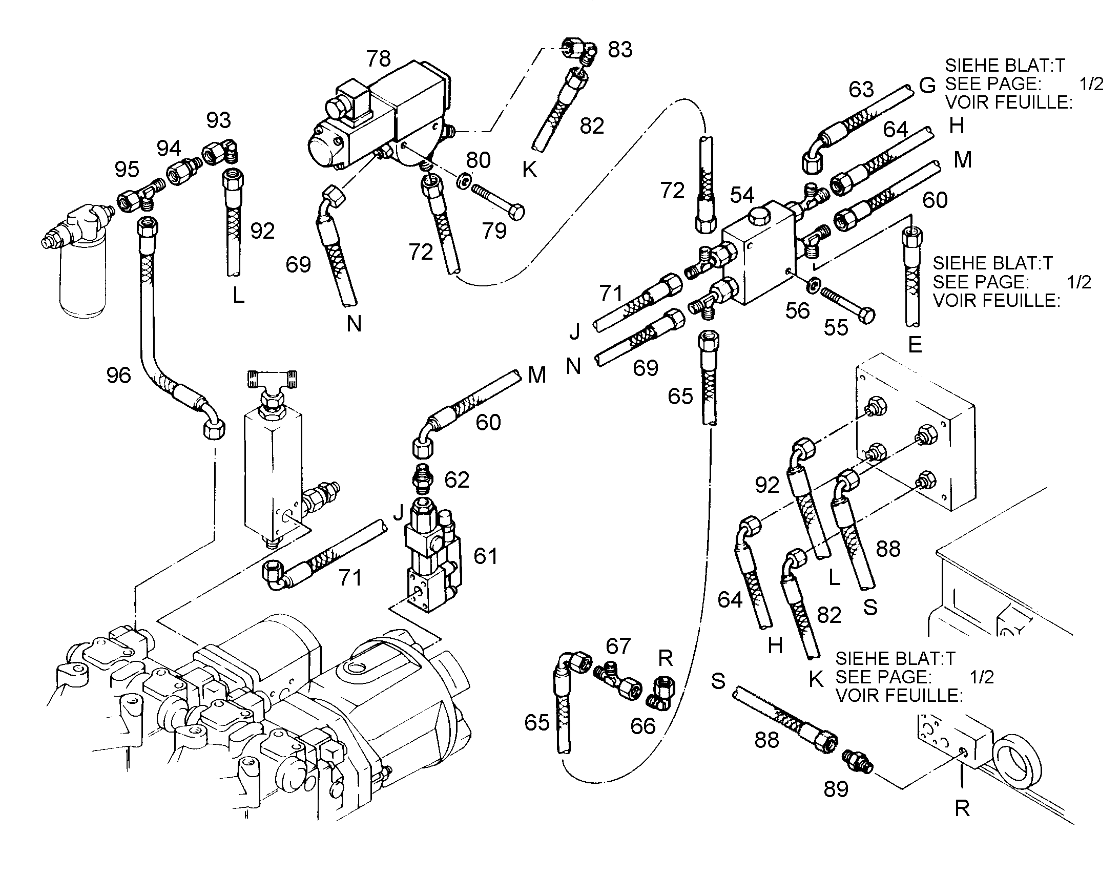 ШЛАНГ 20X540 7410388 LIEBHERR