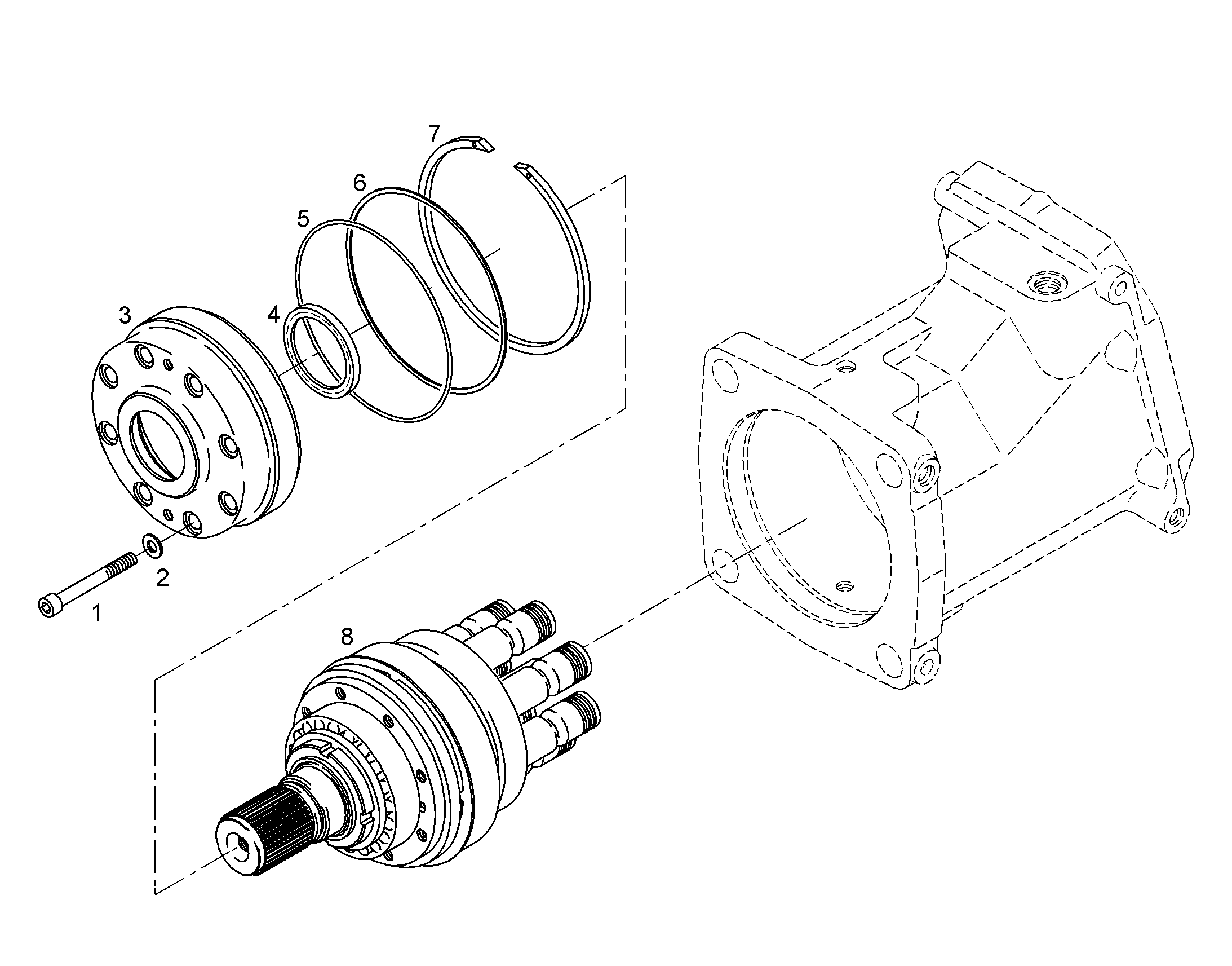 ФЛАНЕЦ 7411549 LIEBHERR