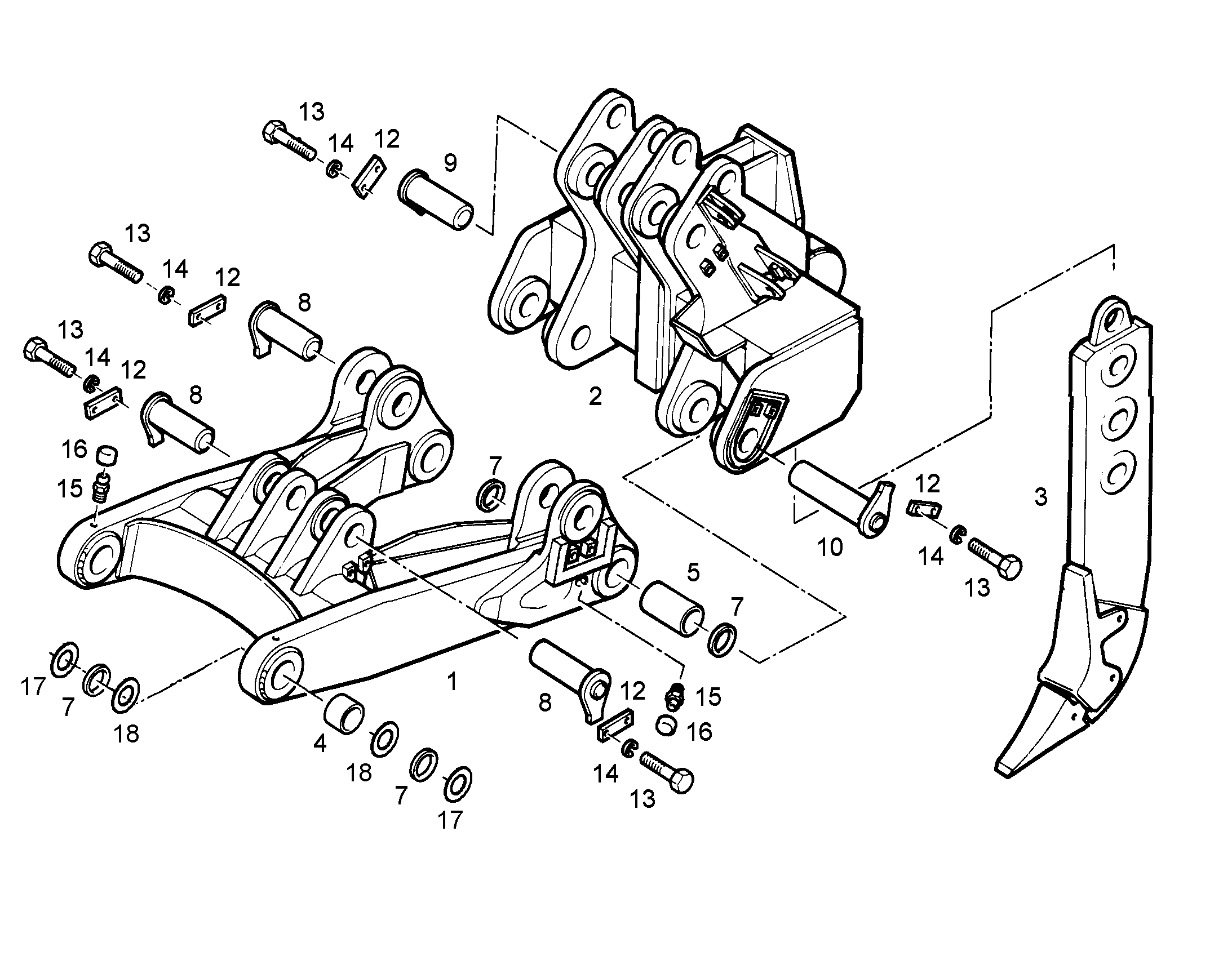 ЗУБЕЦ В СБОРЕ 9036466 LIEBHERR
