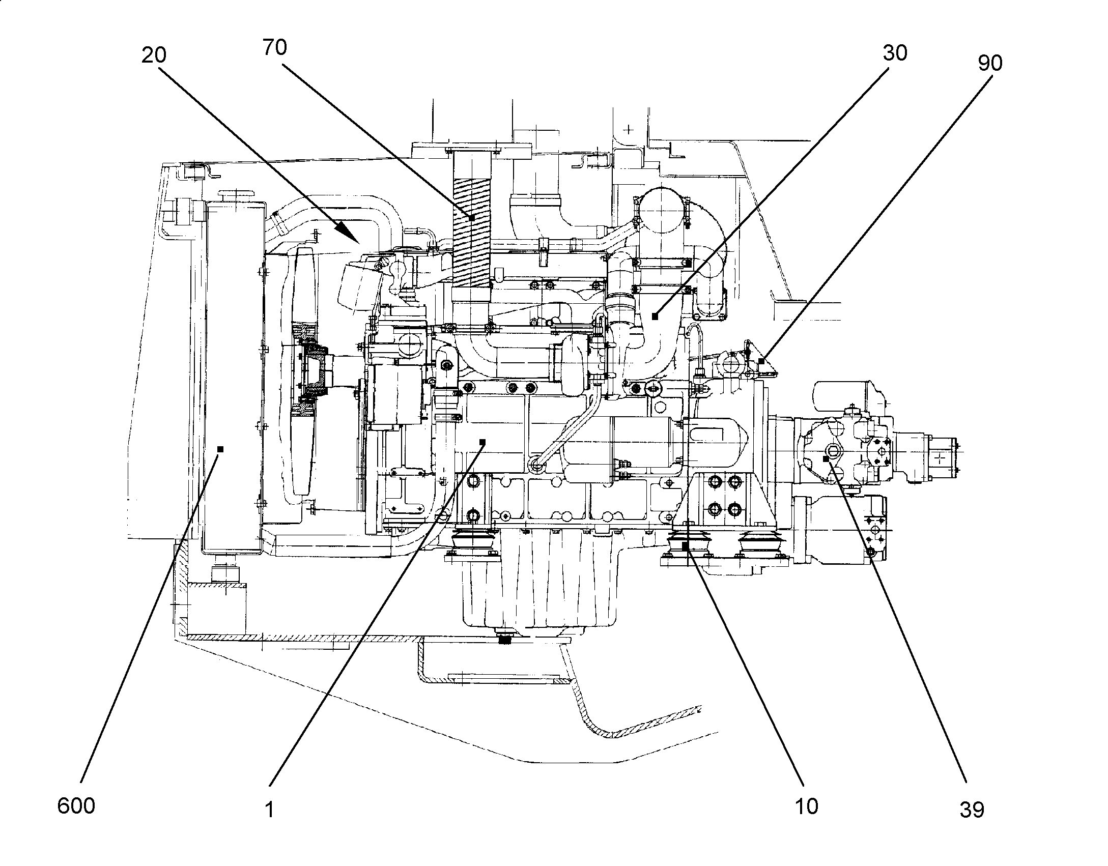 ОПОРЫ ДВИГАТЕЛЯ 9084058 LIEBHERR