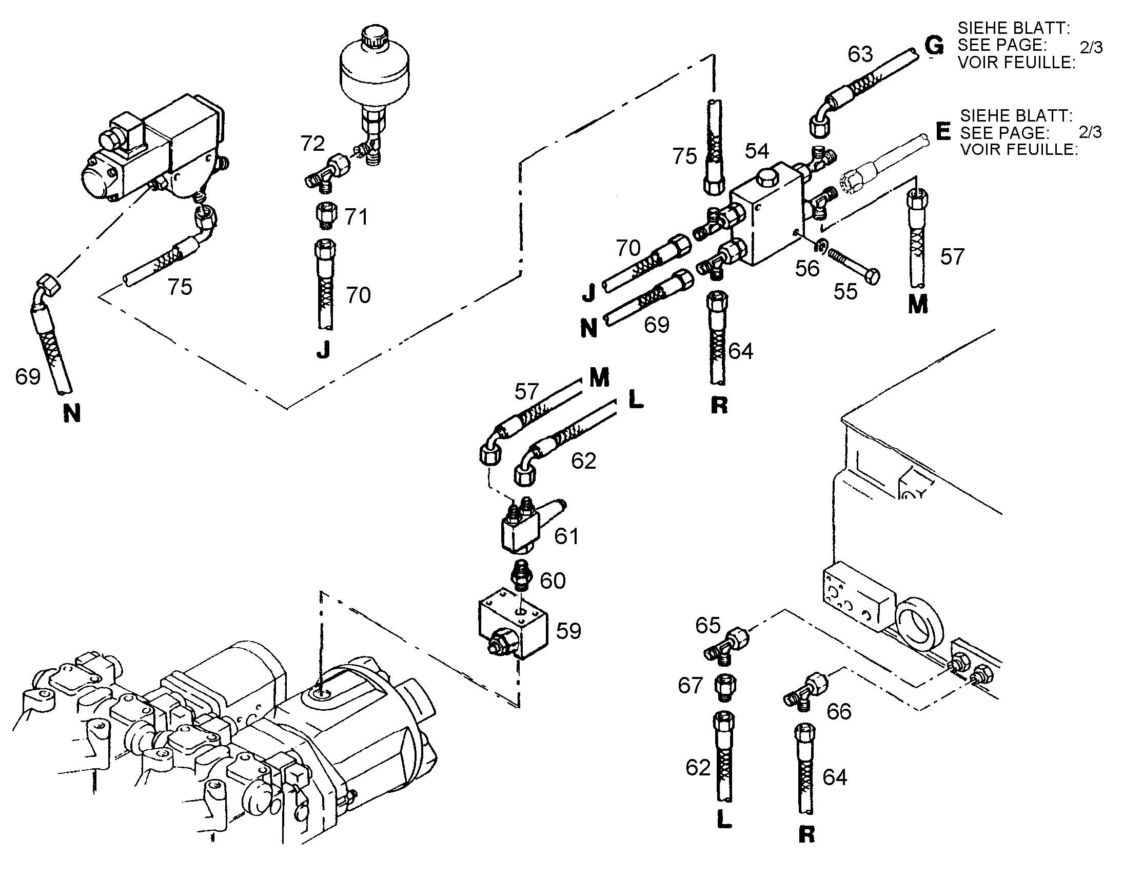 ОТСЕКАТЕЛЬ ДАВЛЕНИЯ 5801386 LIEBHERR