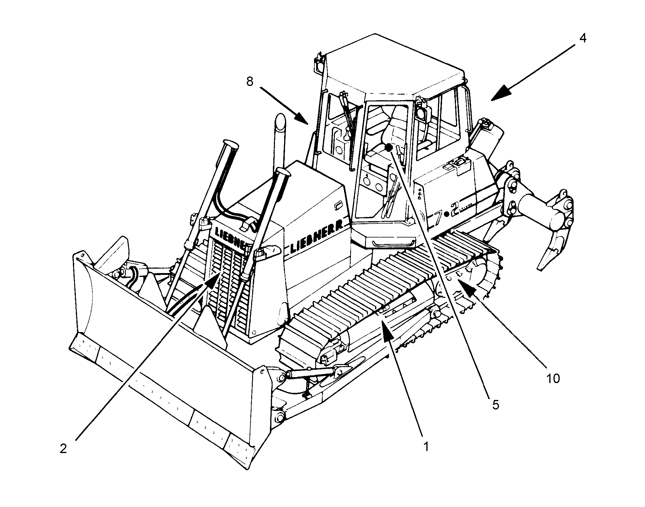 СРЕДНЯЯ НАПРАВЛЯЮЩАЯ ГУСЕНИЦЫ 9091565 LIEBHERR