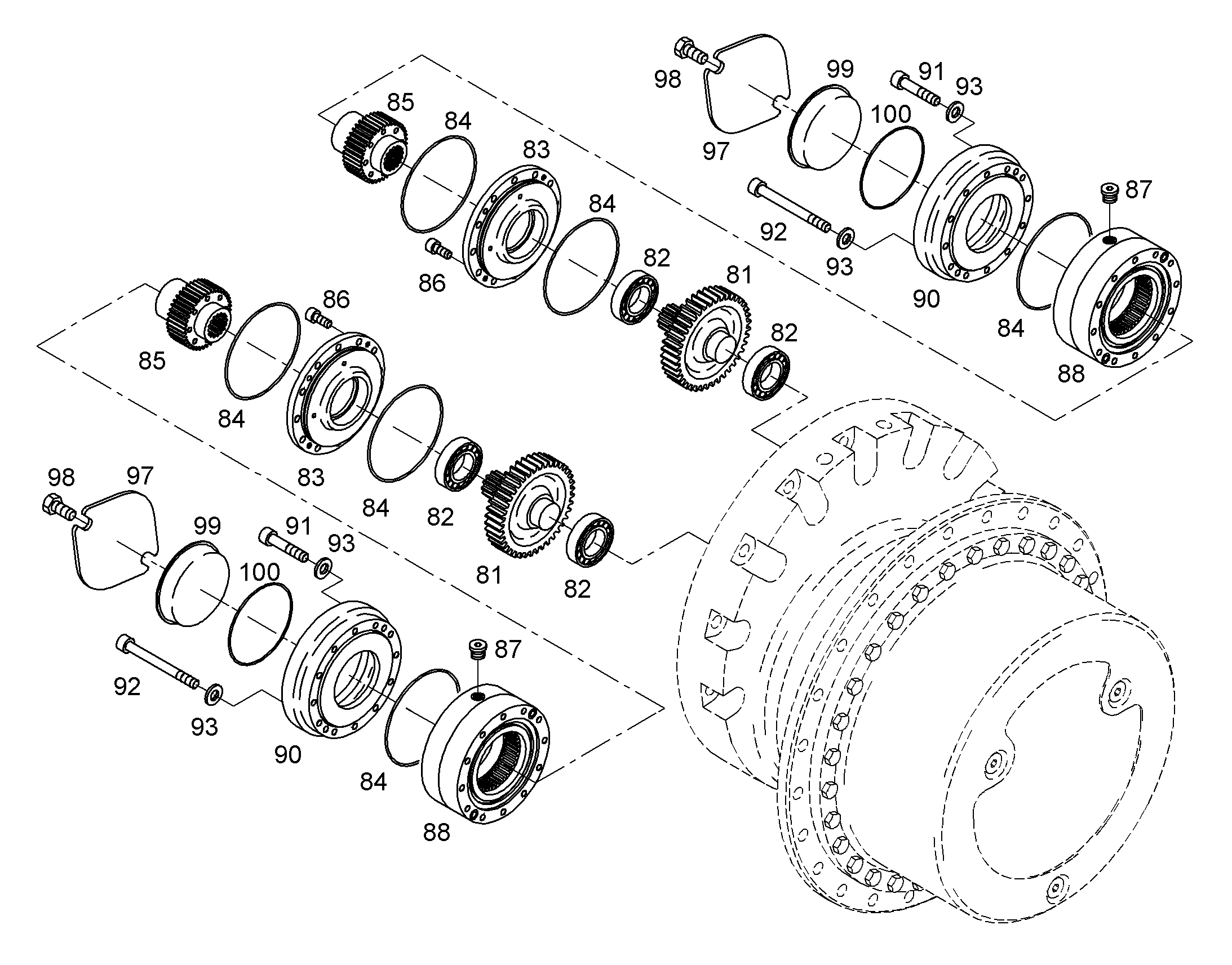ЗАГЛУШКА КОНУСНАЯ 779007401 LIEBHERR