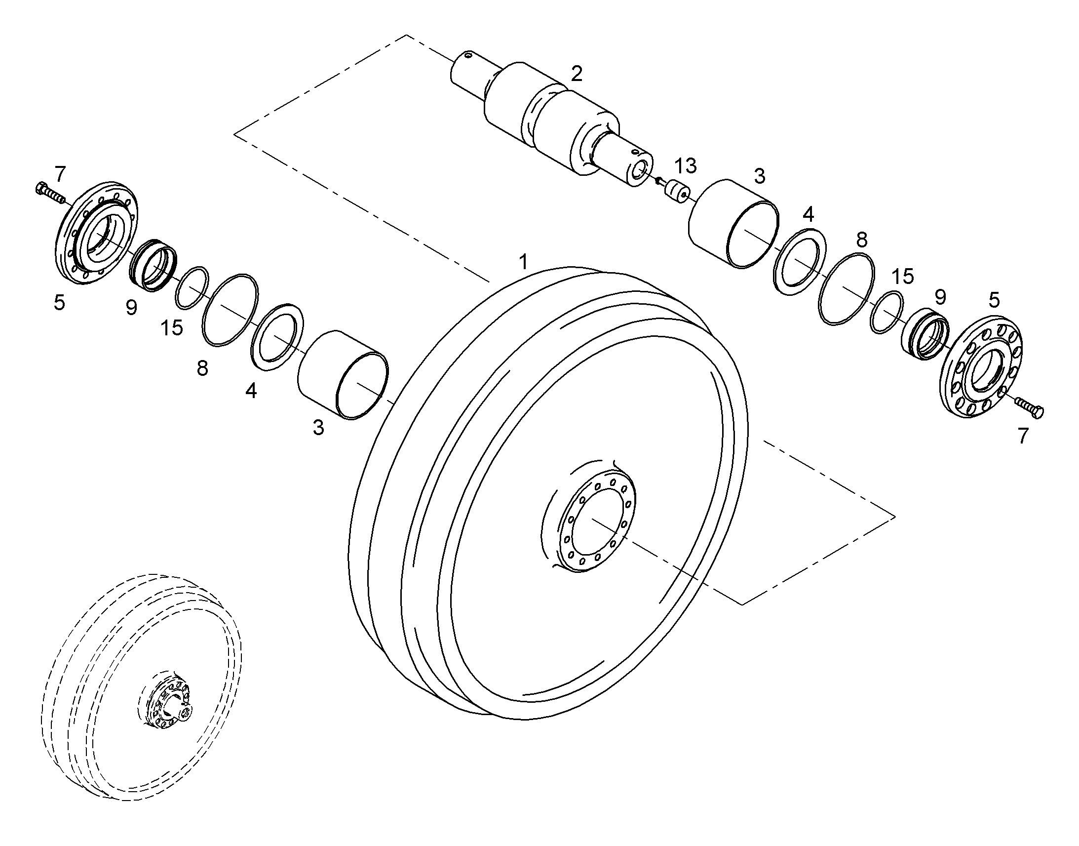 ОСЬ 5802219 LIEBHERR