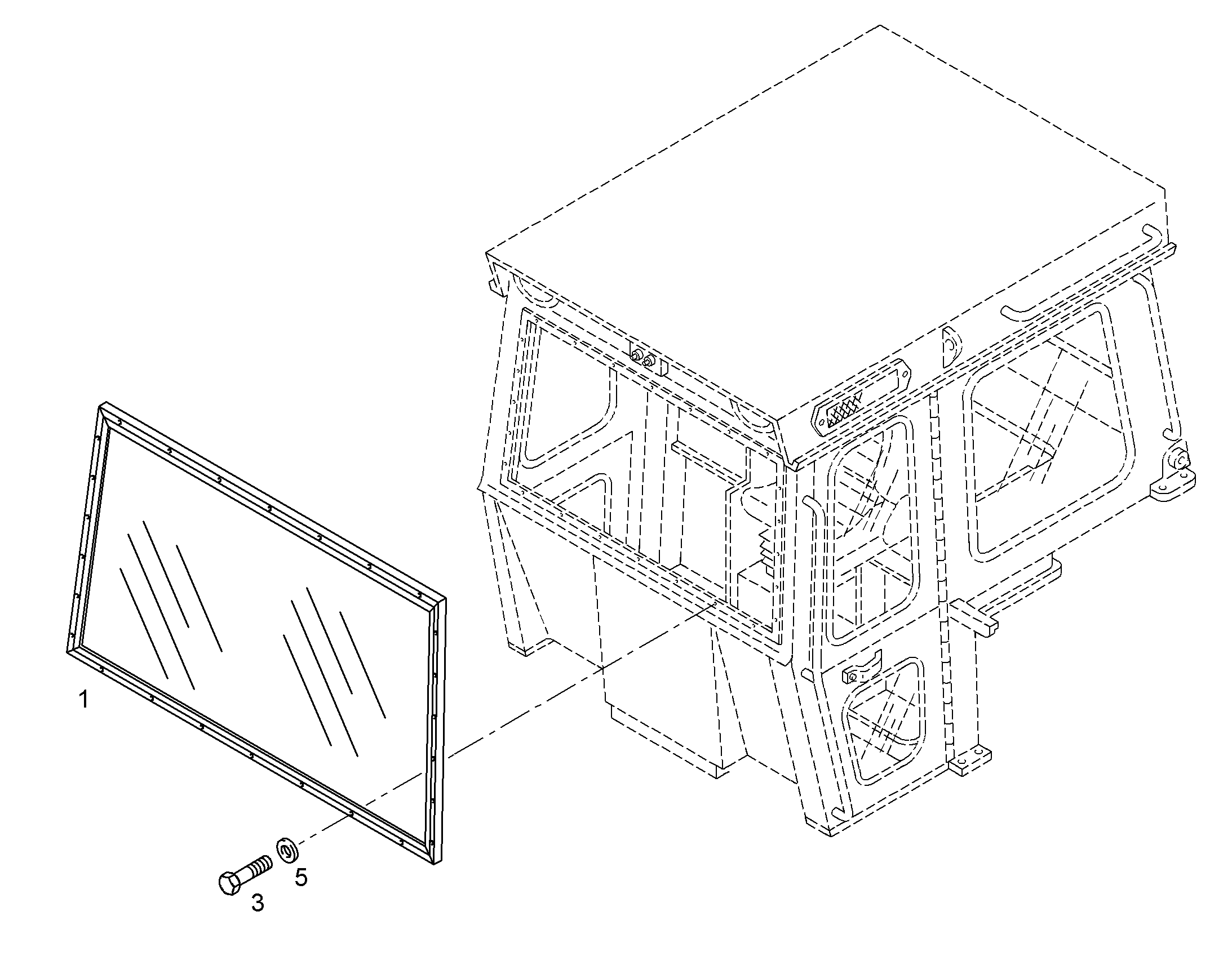 ДОРАБОТКА КАБИНЫ 9815591 LIEBHERR