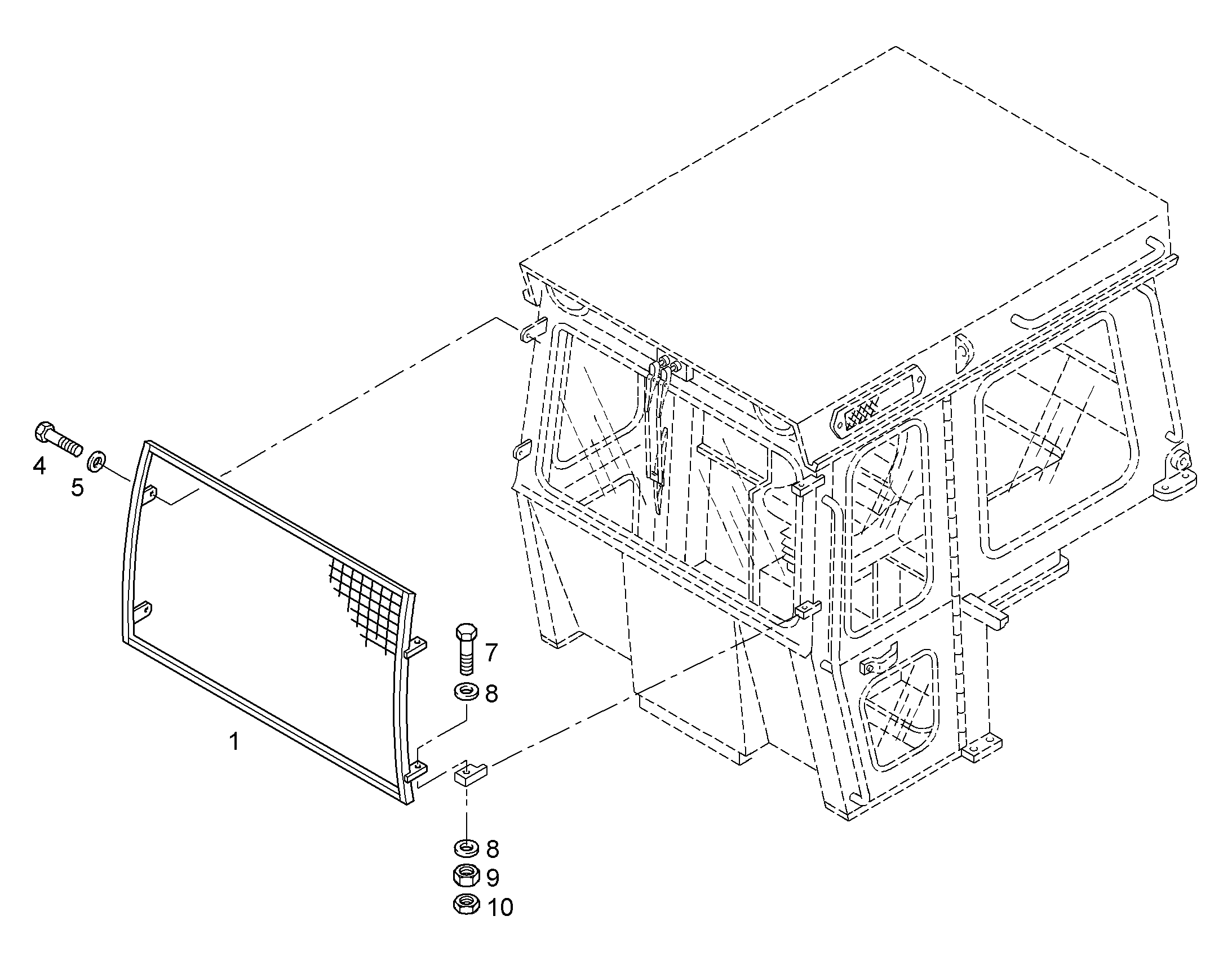 ДОРАБОТКА КАБИНЫ 9815785 LIEBHERR