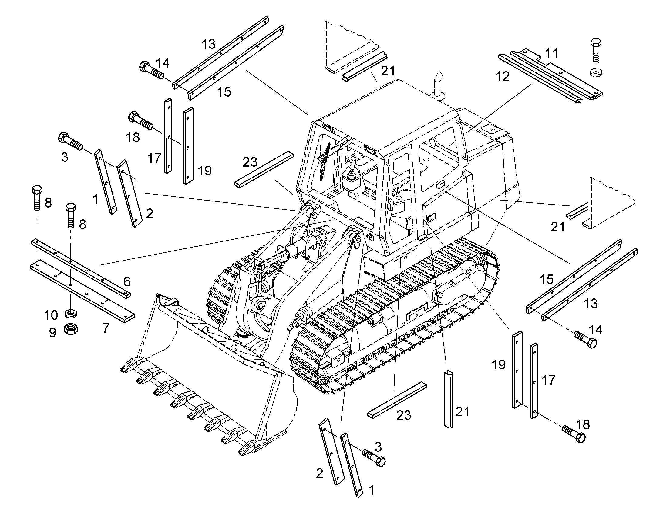 ПЛАНКА 9816604 LIEBHERR