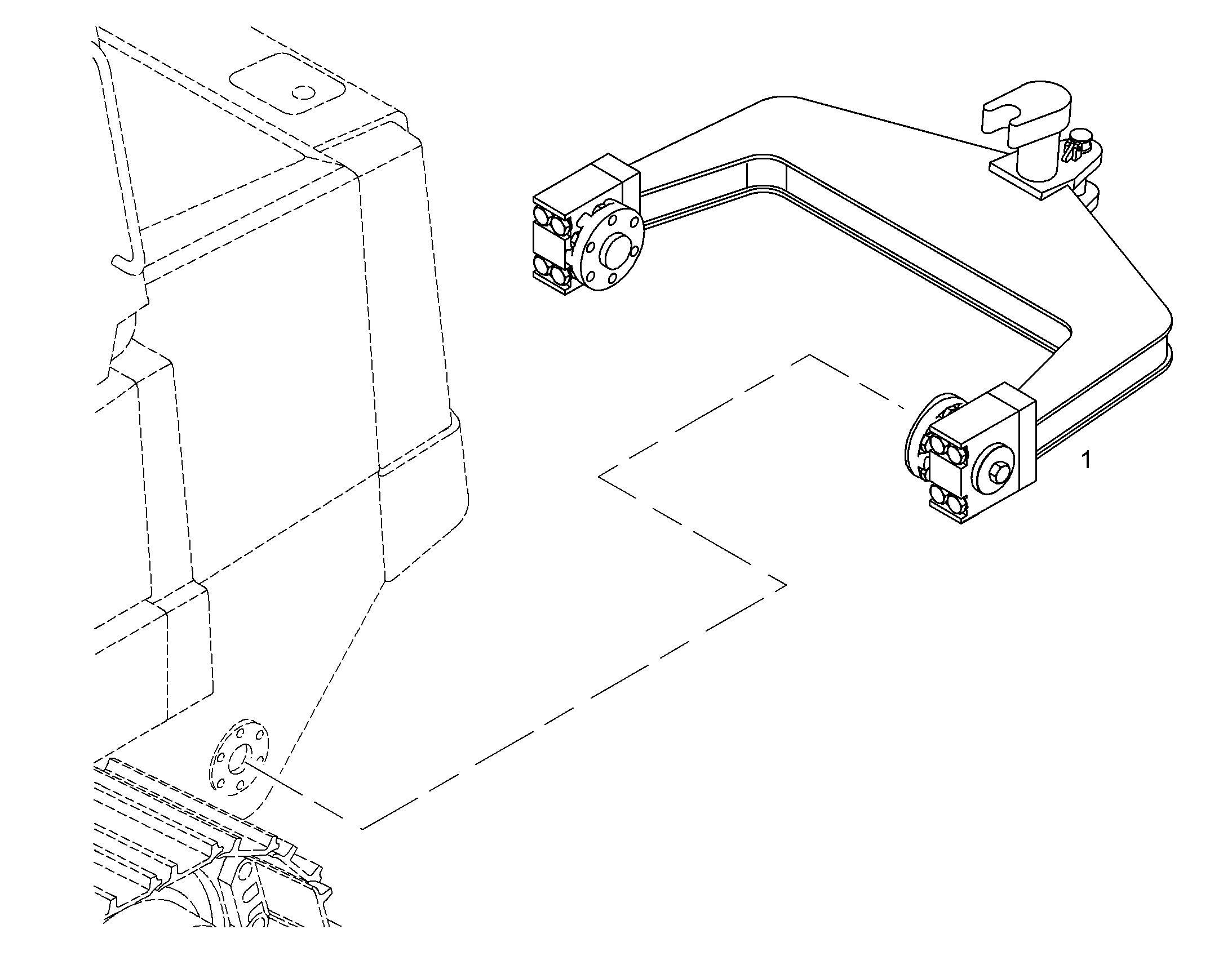 СЦЕПНОЕ УСТРОЙСТВО, ФИКСИР. 9414396 LIEBHERR