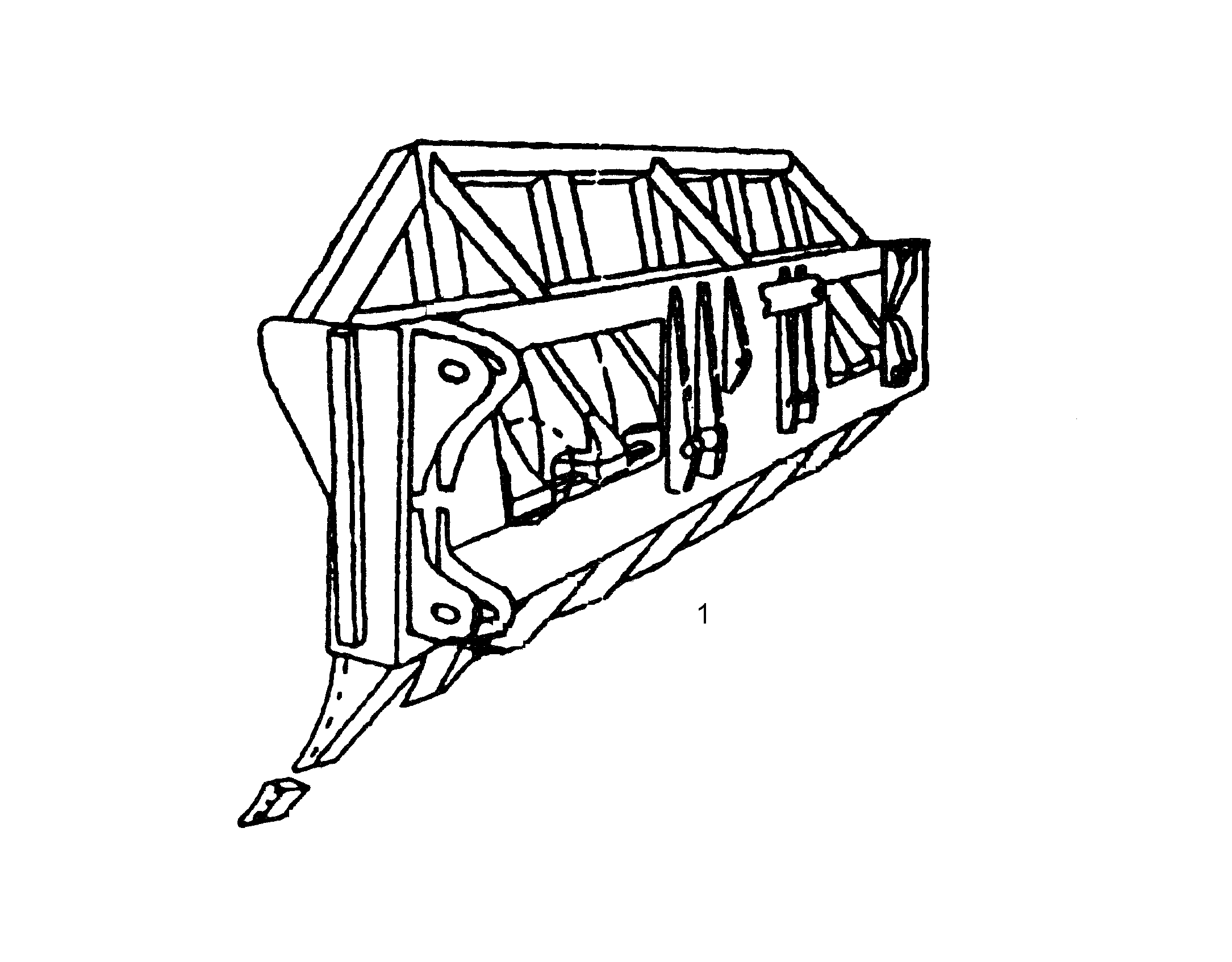 УСИЛЕННЫЙ СКРЕБОК 7414173 LIEBHERR