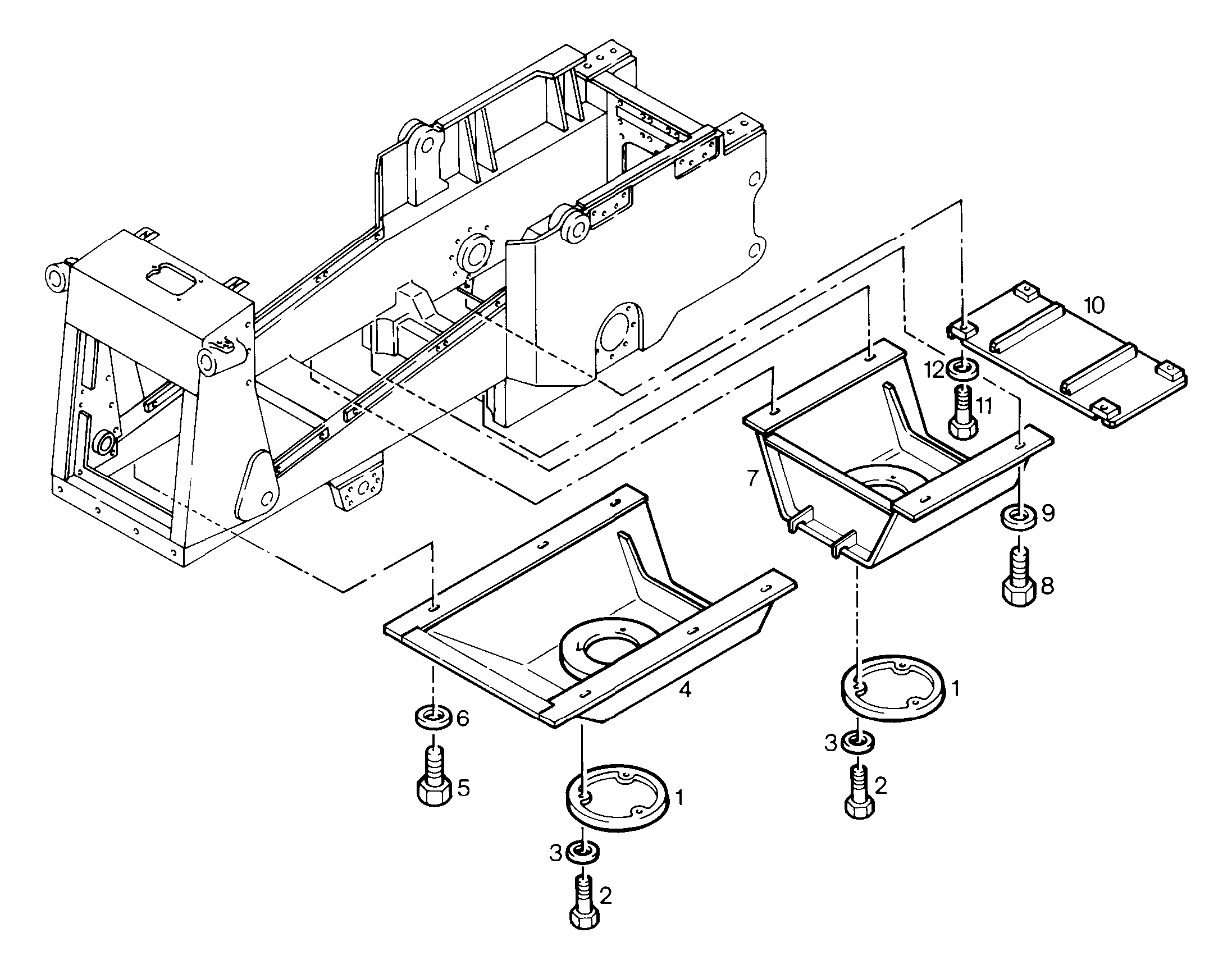 ЛОТОК В ОСНОВАНИИ 9092825 LIEBHERR