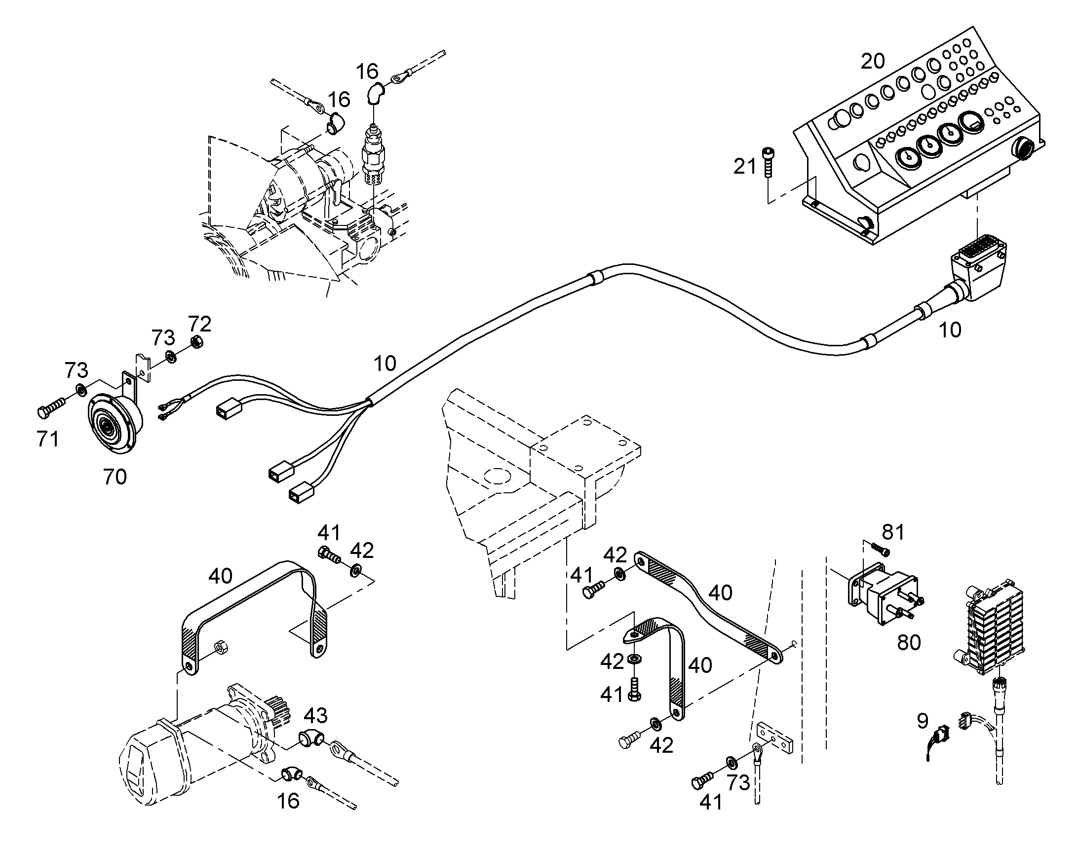 ПУЛЬТ ИНСТРУМЕНТАЛЬНЫЙ PR752 9817525 LIEBHERR