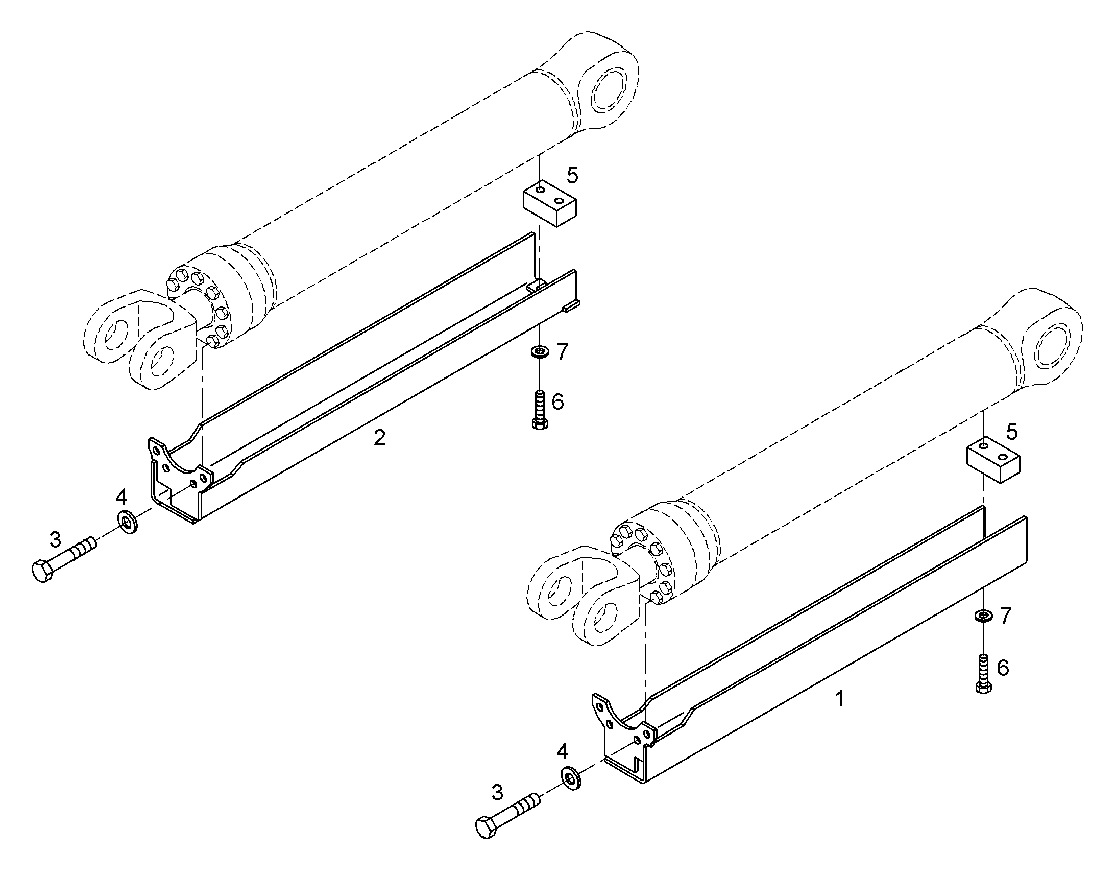 ПЛАНКА РЕЗЬБОВАЯ 9744204 LIEBHERR