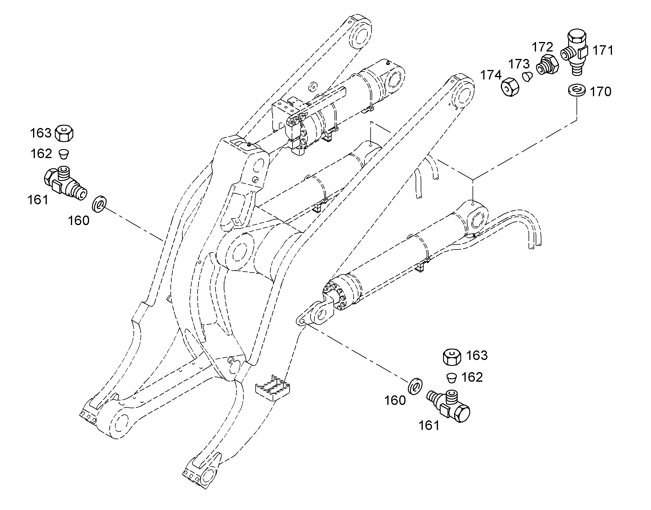 СОЕДИНЕНИЕ ПОВОРОТНОЕ РЕЗЬБ. SWVE 6L M10X1 10010087 LIEBHERR