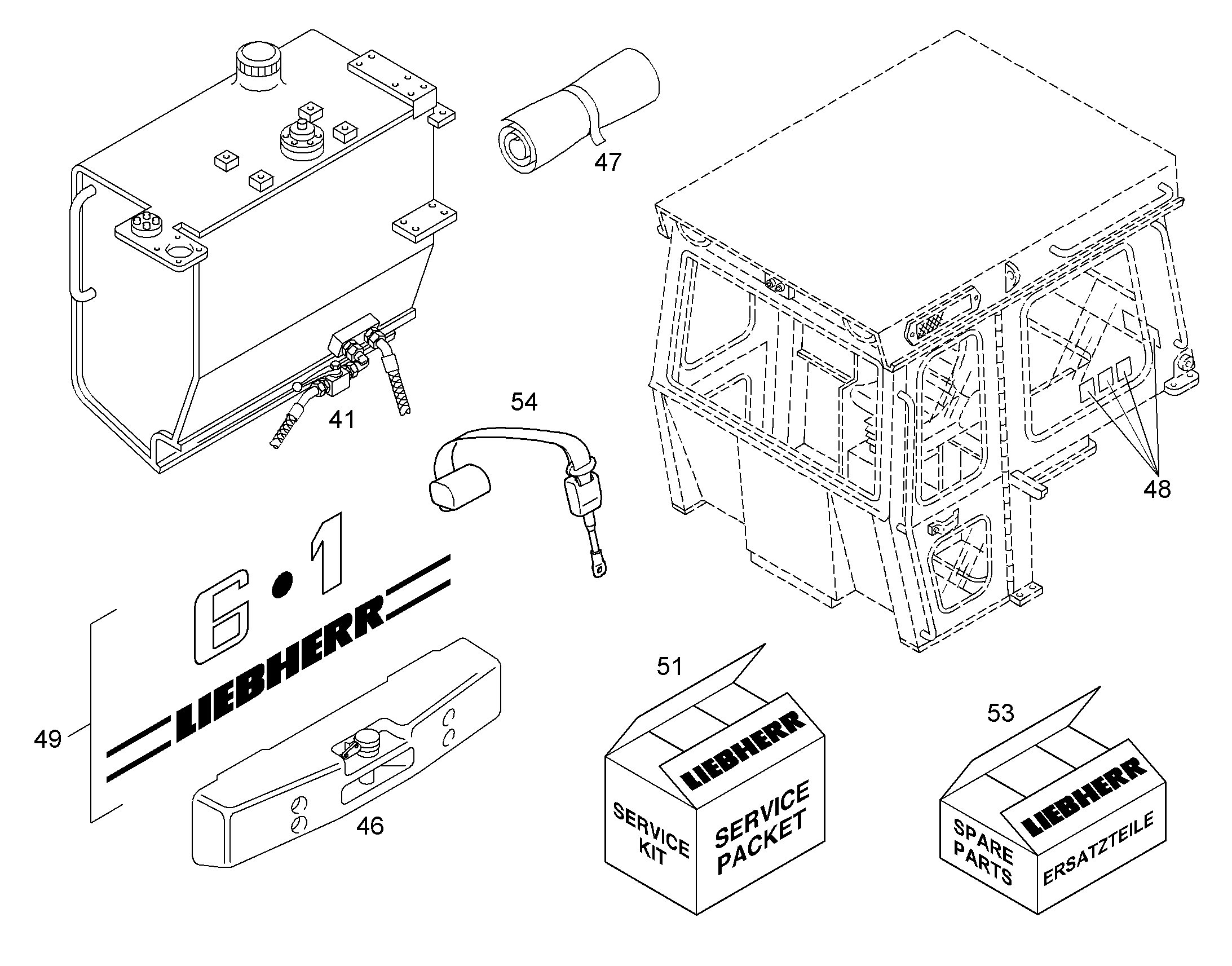 ТАБЛИЧКИ КAБИНЫ ВОДИТЕЛЯ 9797345 LIEBHERR
