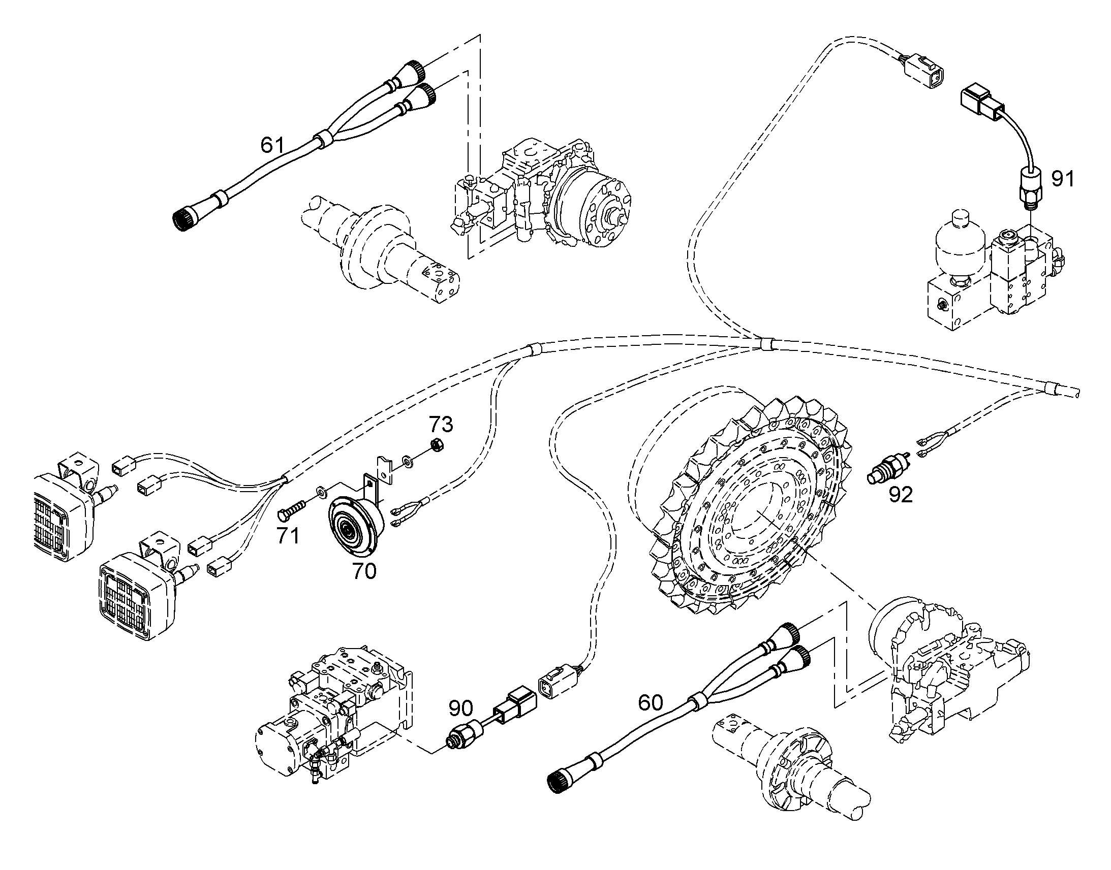 РЕЛЕ ДАВЛЕНИЯ МЕМБРАННОЕ 8 BARbar 6003280 LIEBHERR