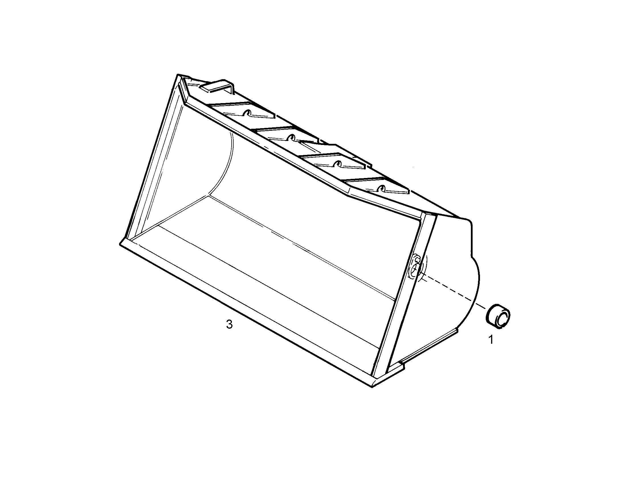 КОВШ ГРУЗОВОЙ 9745355 LIEBHERR