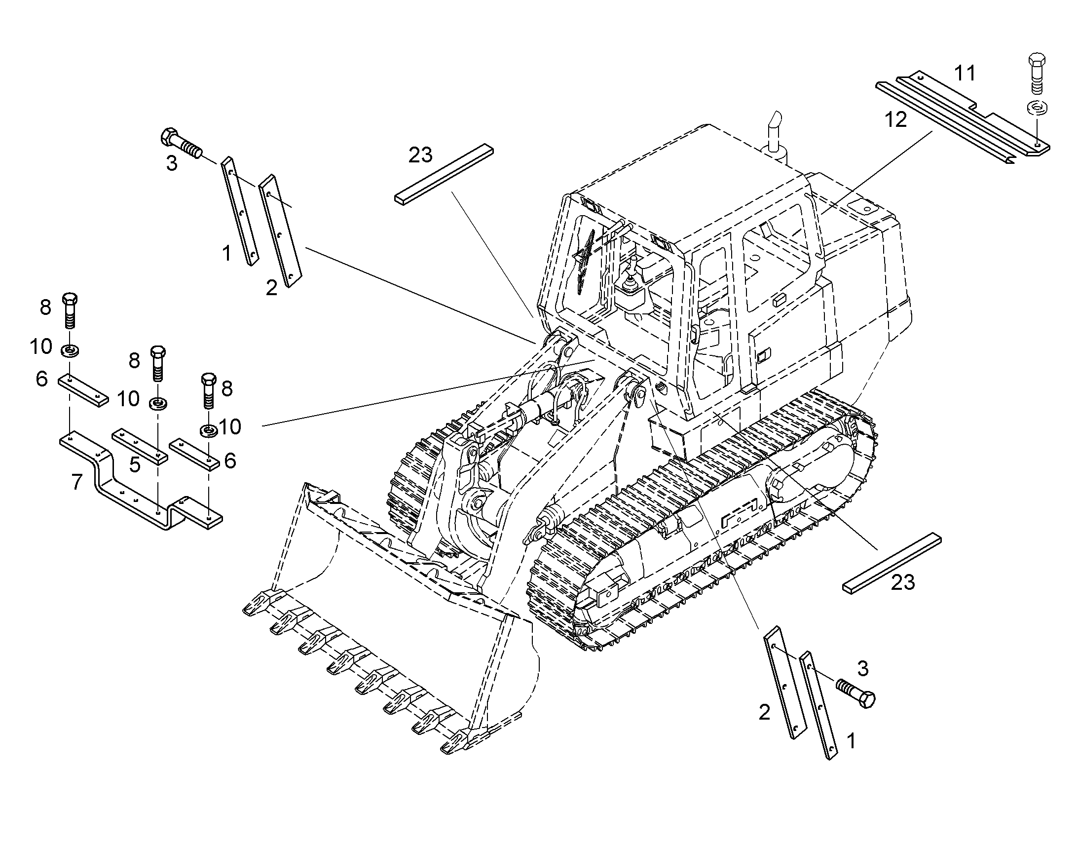 ПЛАНКА 9745717 LIEBHERR