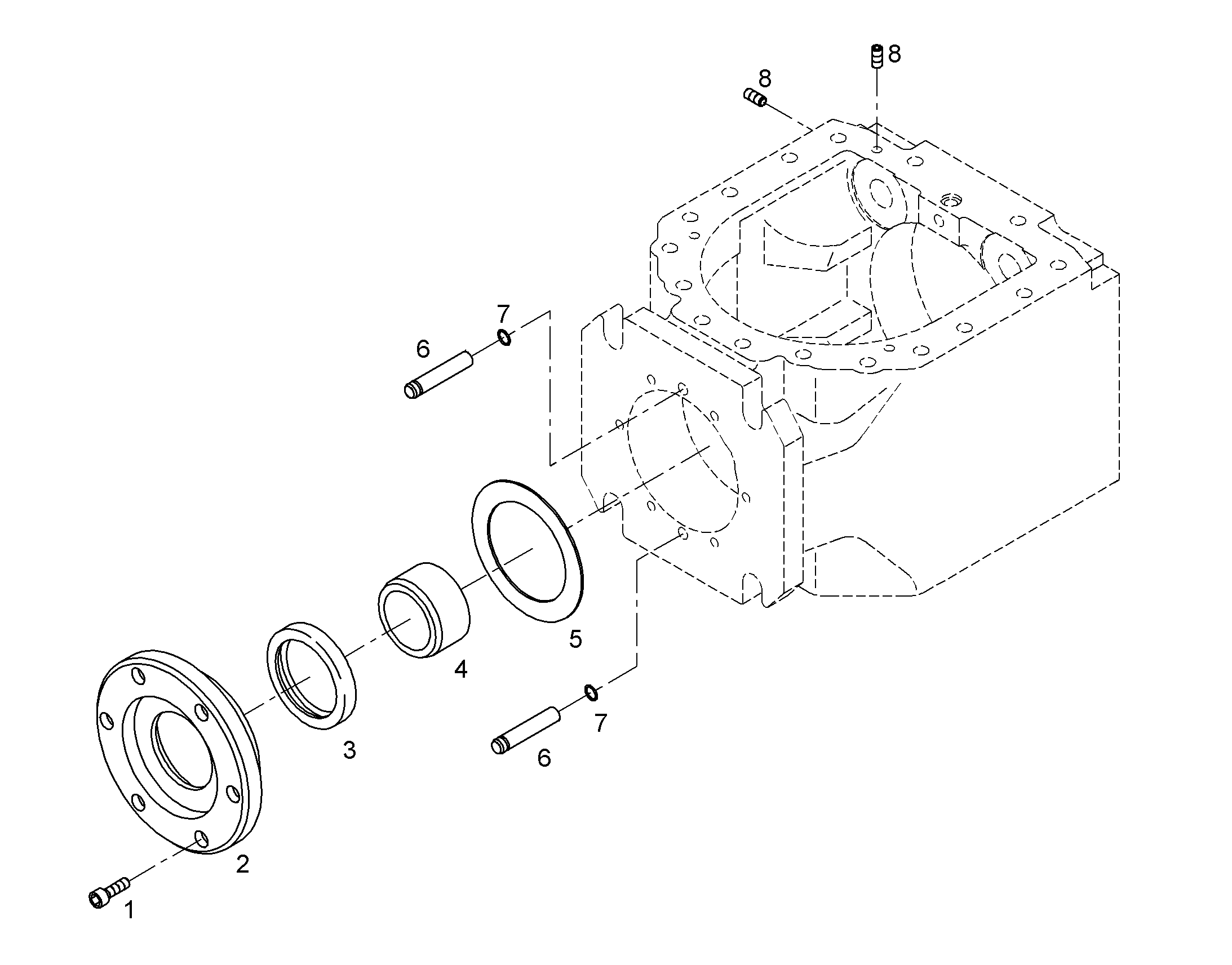 БОЛТ С ЦИЛИНДР. ГОЛОВК. M8X20 10.9 7408979 LIEBHERR