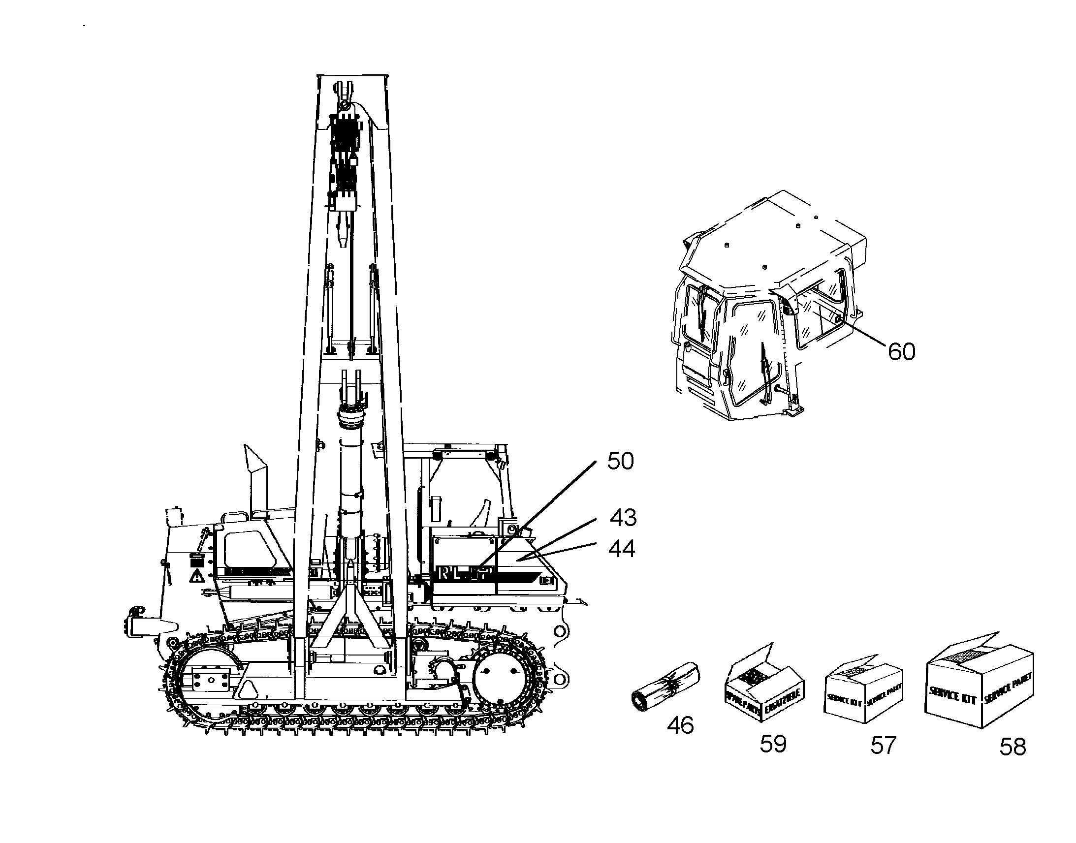 ТАБЛИЧКИ КAБИНЫ ВОДИТЕЛЯ 9409106 LIEBHERR