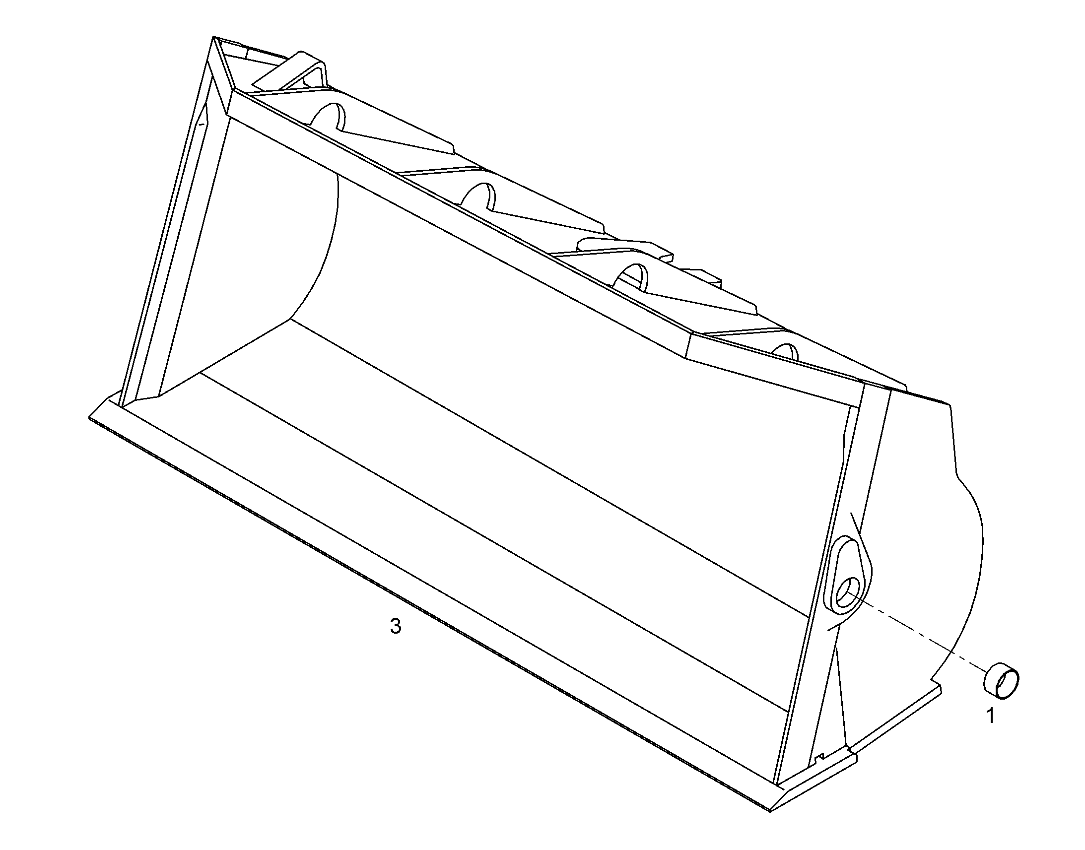 КОВШ ГРУЗОВОЙ 9745923 LIEBHERR