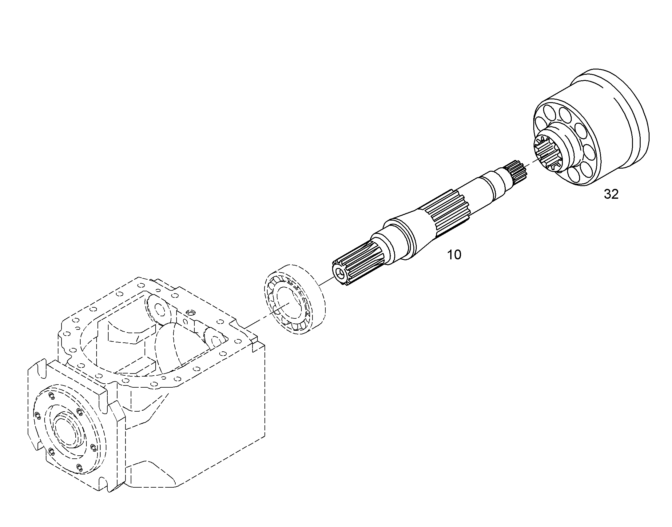 ВАЛ ПРИВОДНОЙ 7027149 LIEBHERR