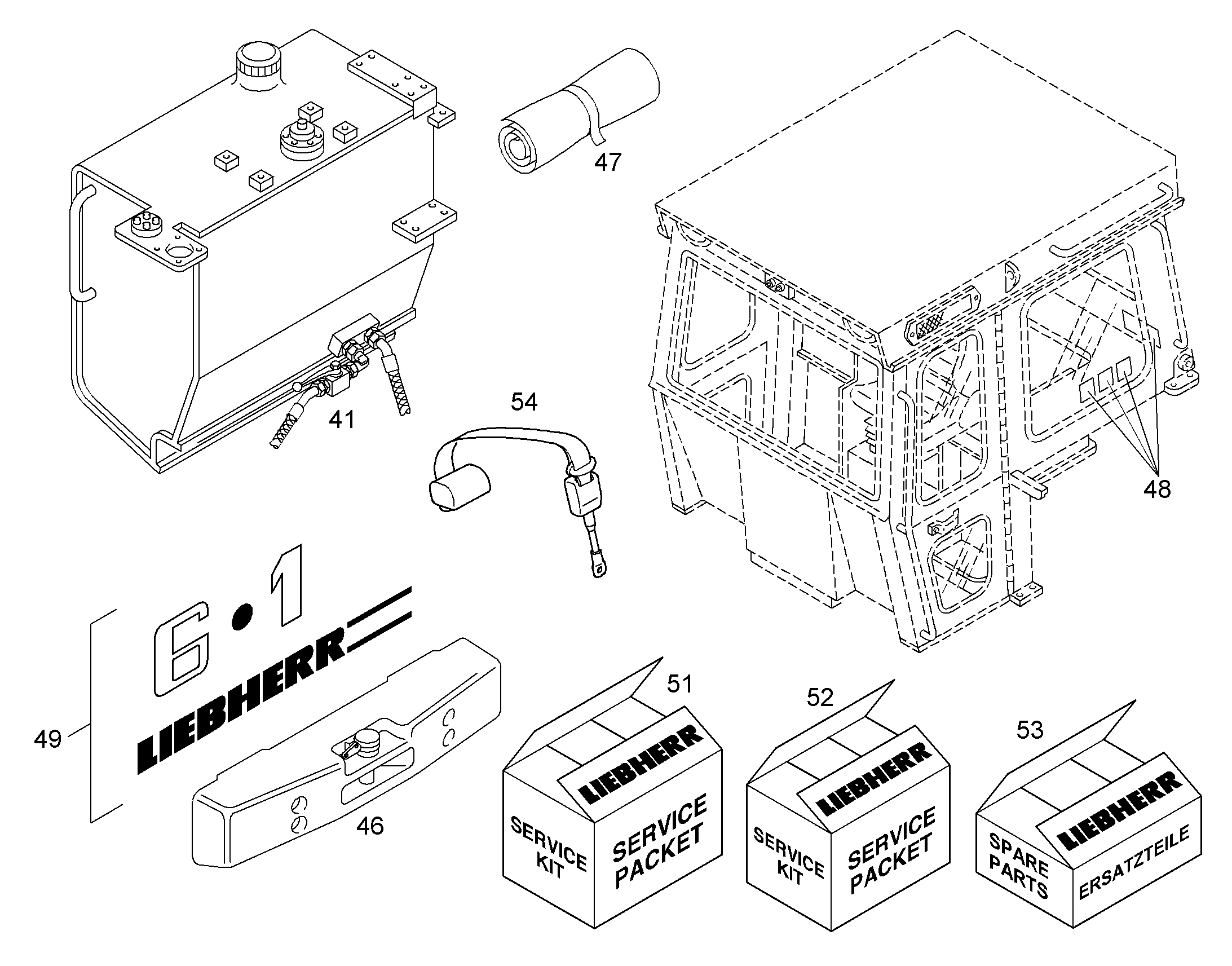 СИСТЕМA ПИТAНИЯ 9797830 LIEBHERR