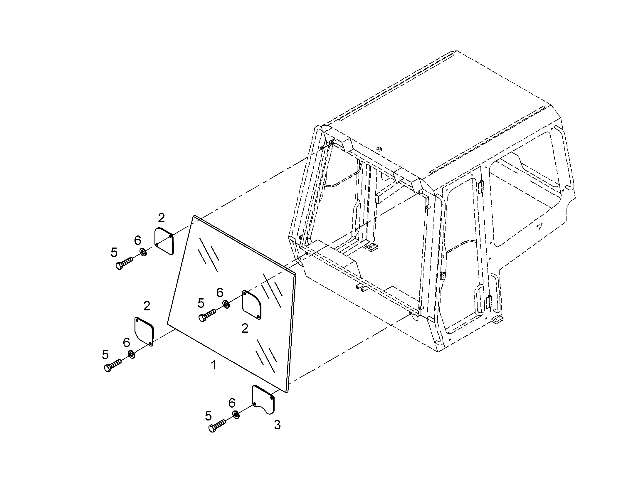 ДОРАБОТКА КАБИНЫ 9748273 LIEBHERR