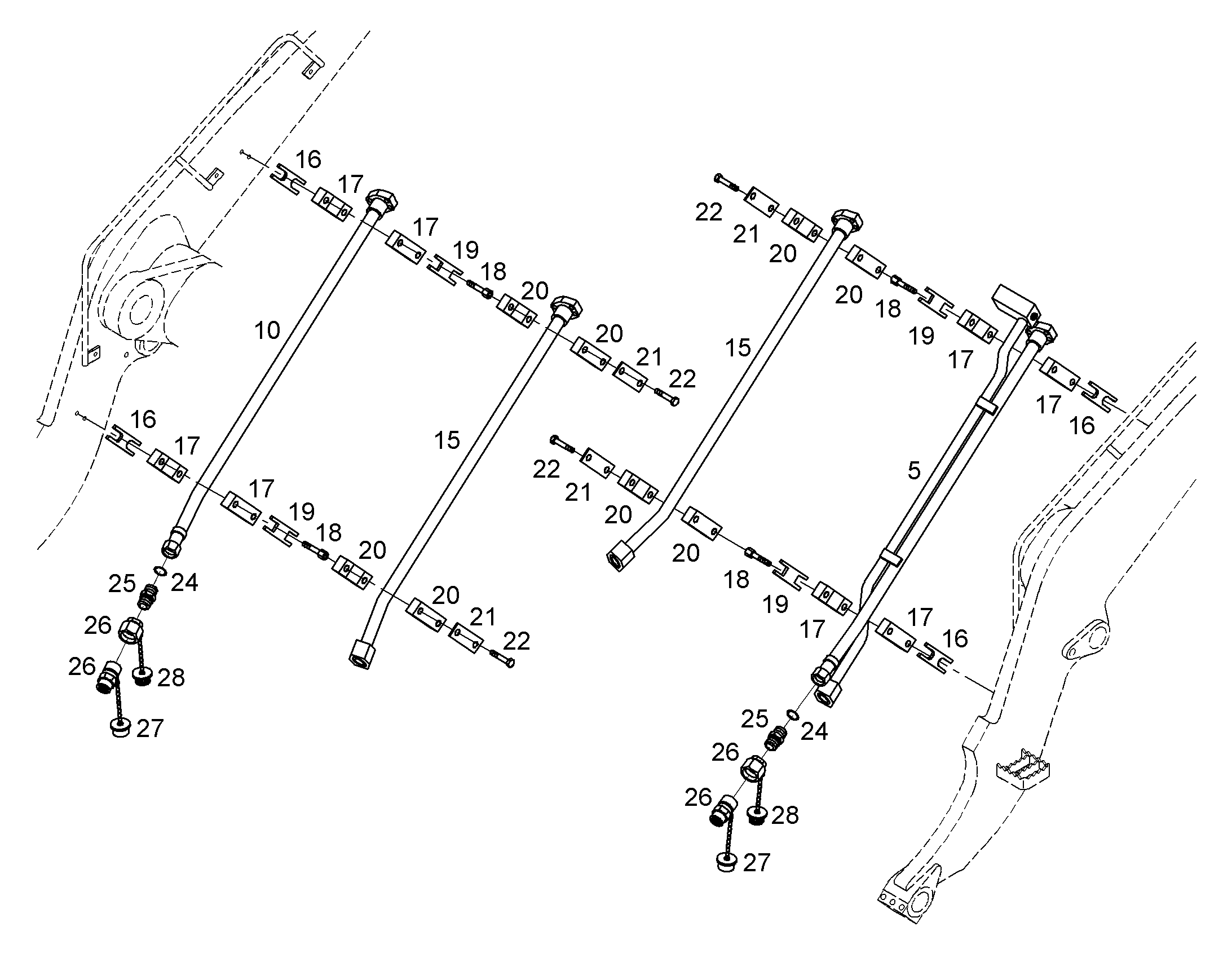 ПЛАНКА ПРЕДОХРАНИТЕЛЬНАЯ 9748417 LIEBHERR