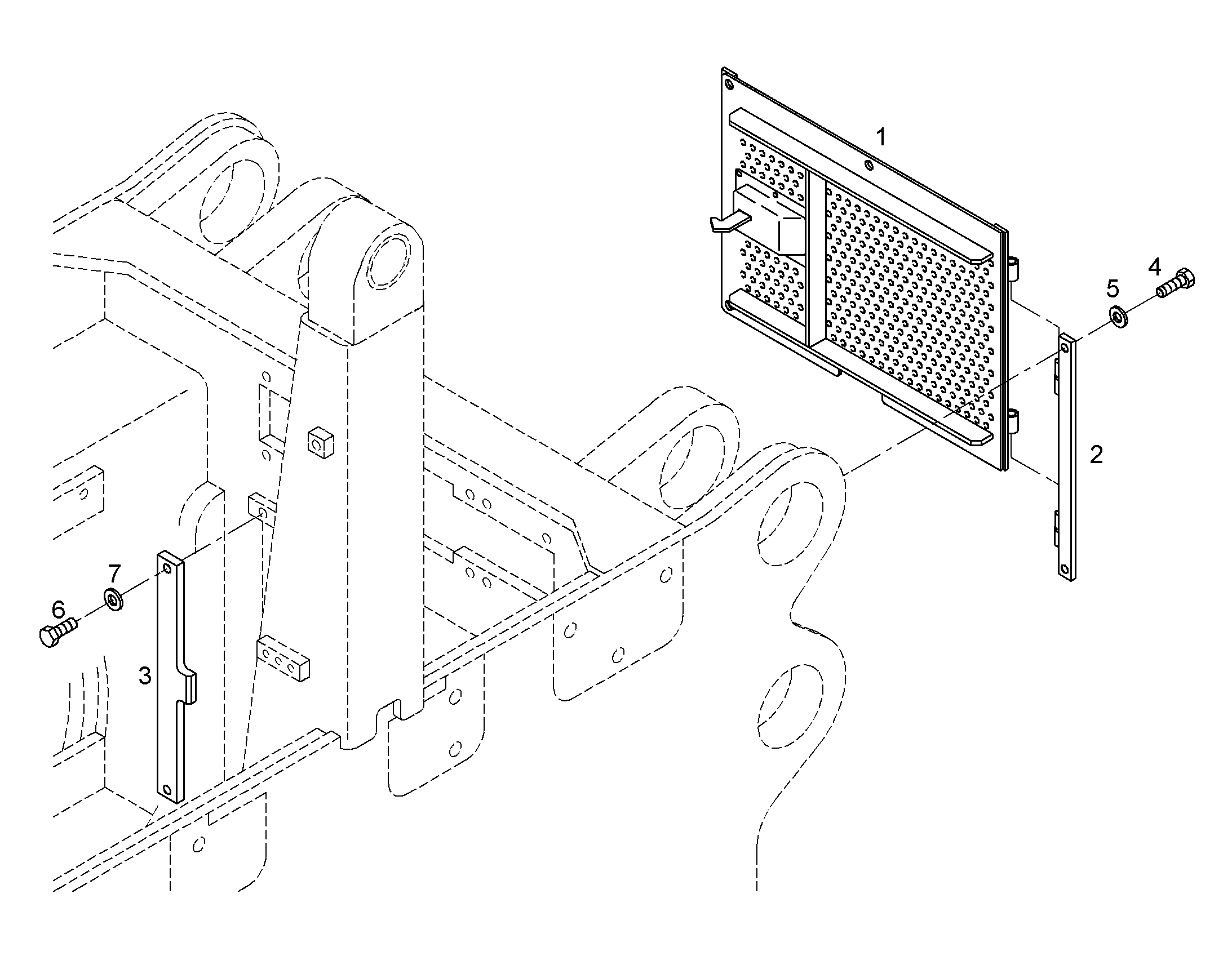ПЛАНКА 9817933 LIEBHERR