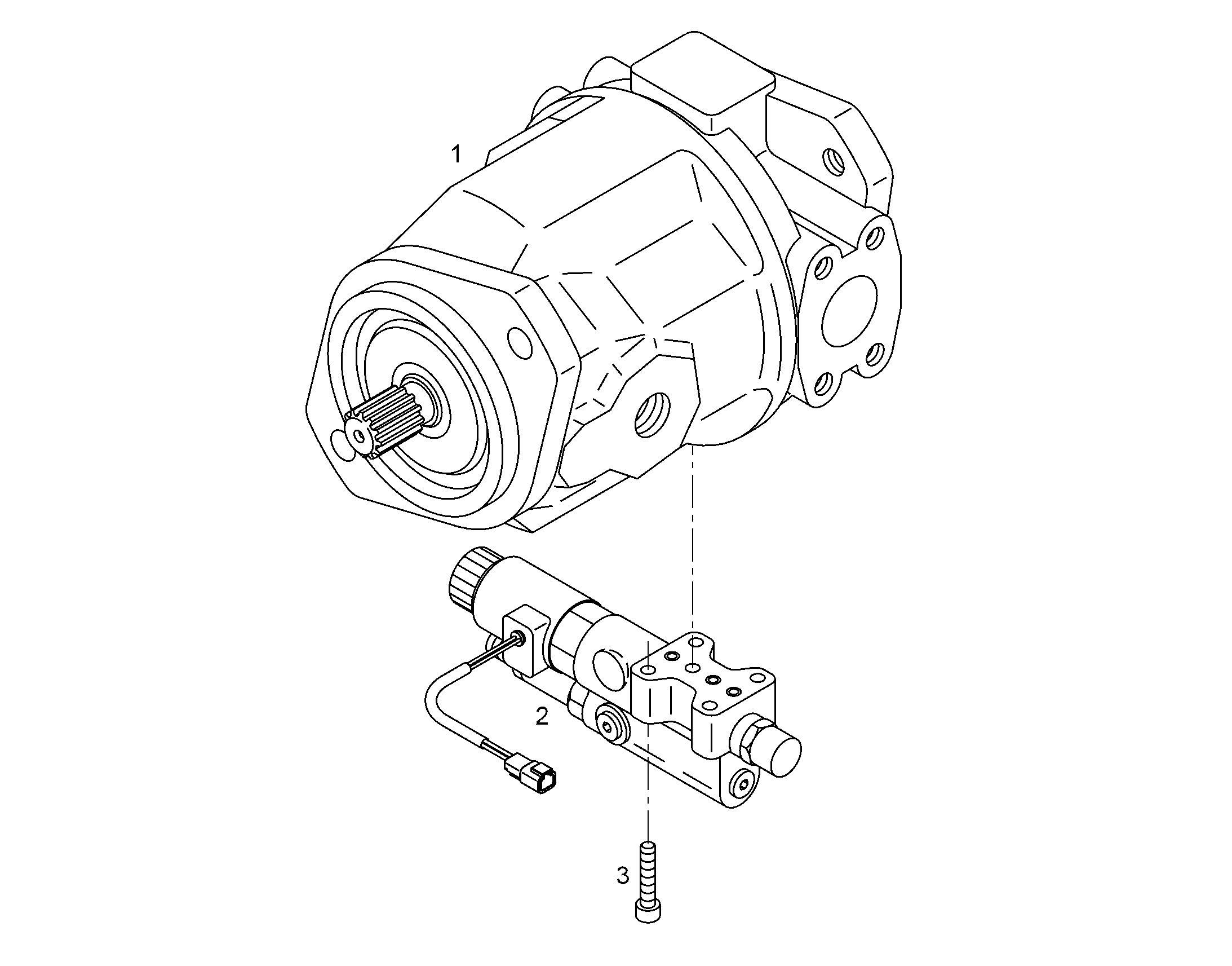 КЛАПАН УПРАВЛЯЮЩИЙ 7415390 LIEBHERR
