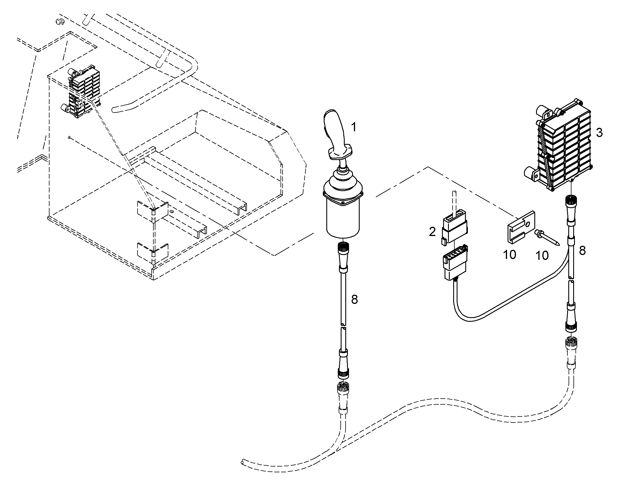 ДОРАБОТКА МОНОБЛОКА АККУМУЛЯТ. 9743026 LIEBHERR