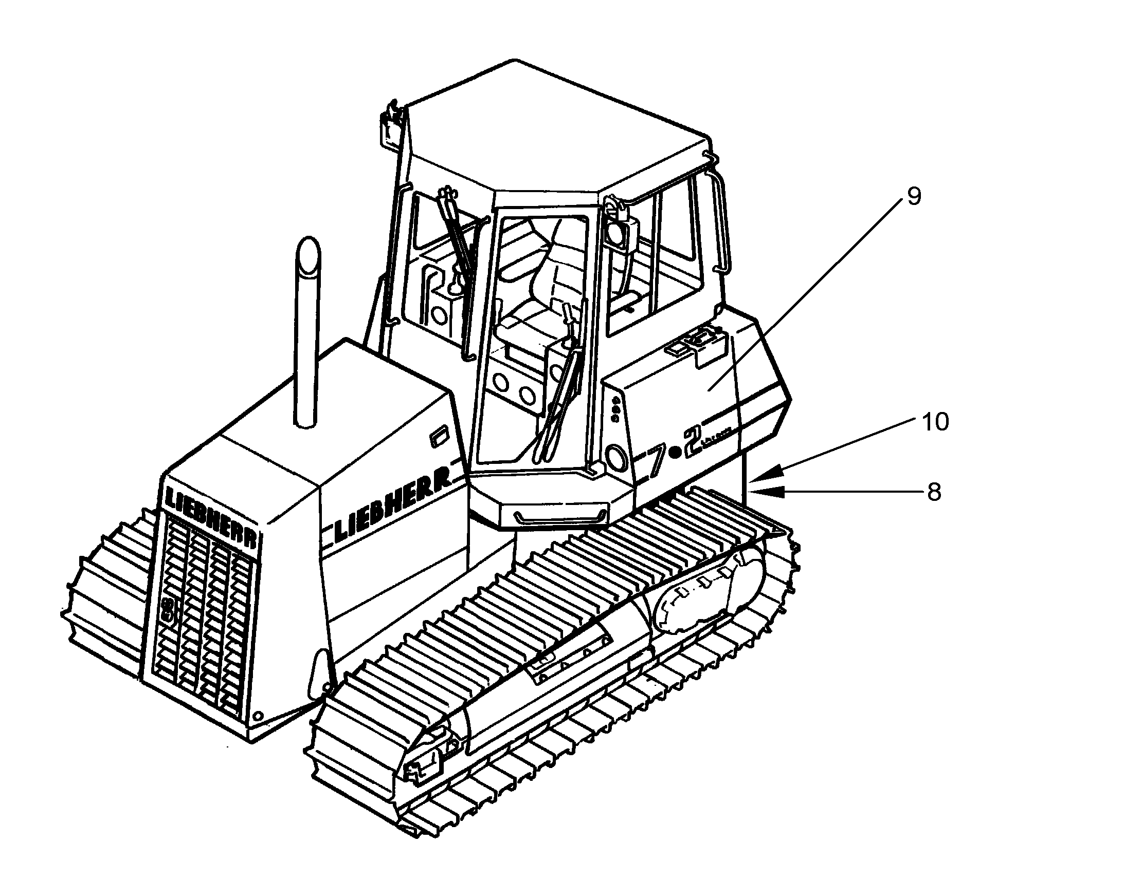 ГИДРОСИСТЕМА РАБ. ОБОРУДОВАНИЯ 9184196 LIEBHERR