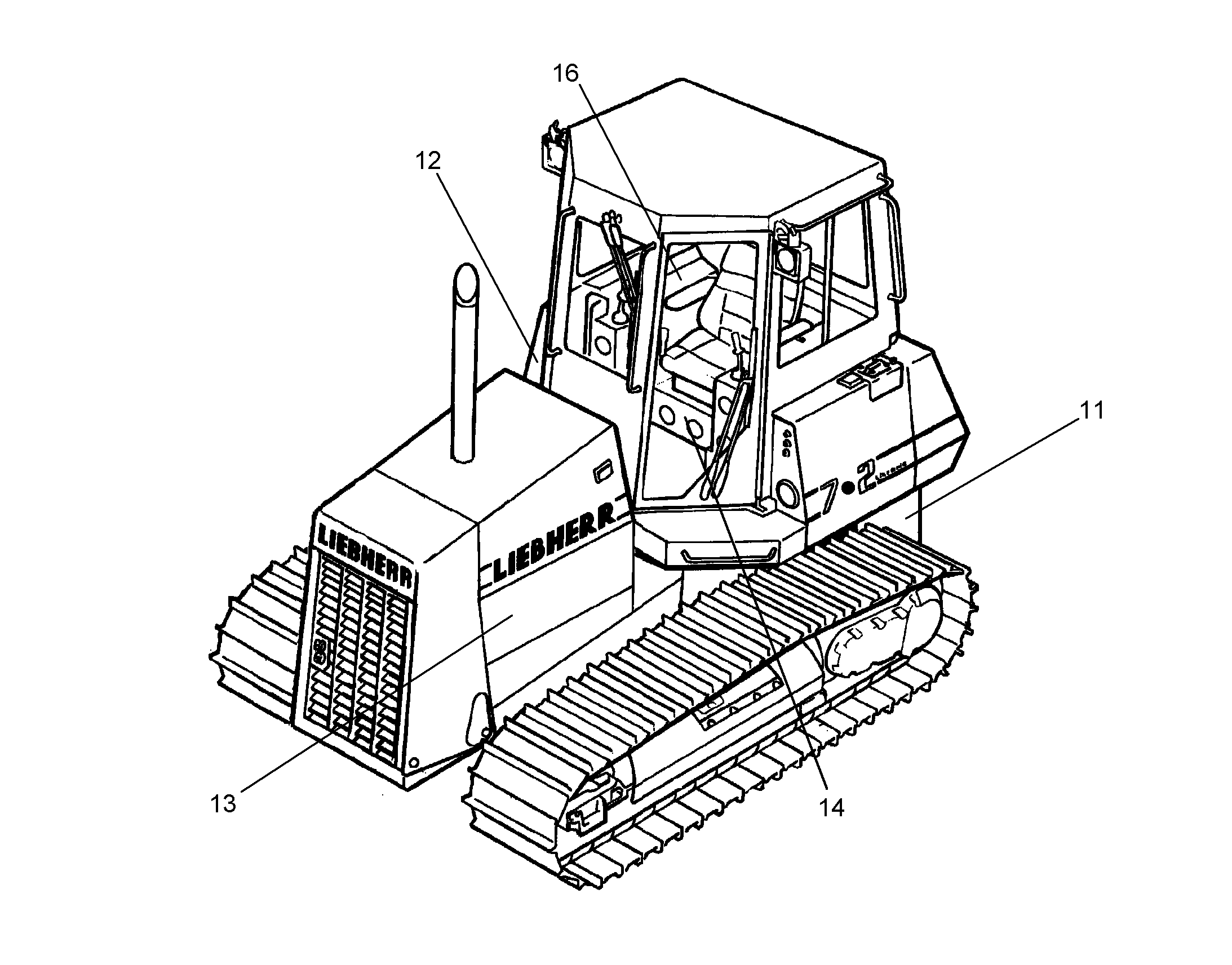 ПОСТ УПРАВЛЕНИЯ В СБОРЕ 9184214 LIEBHERR