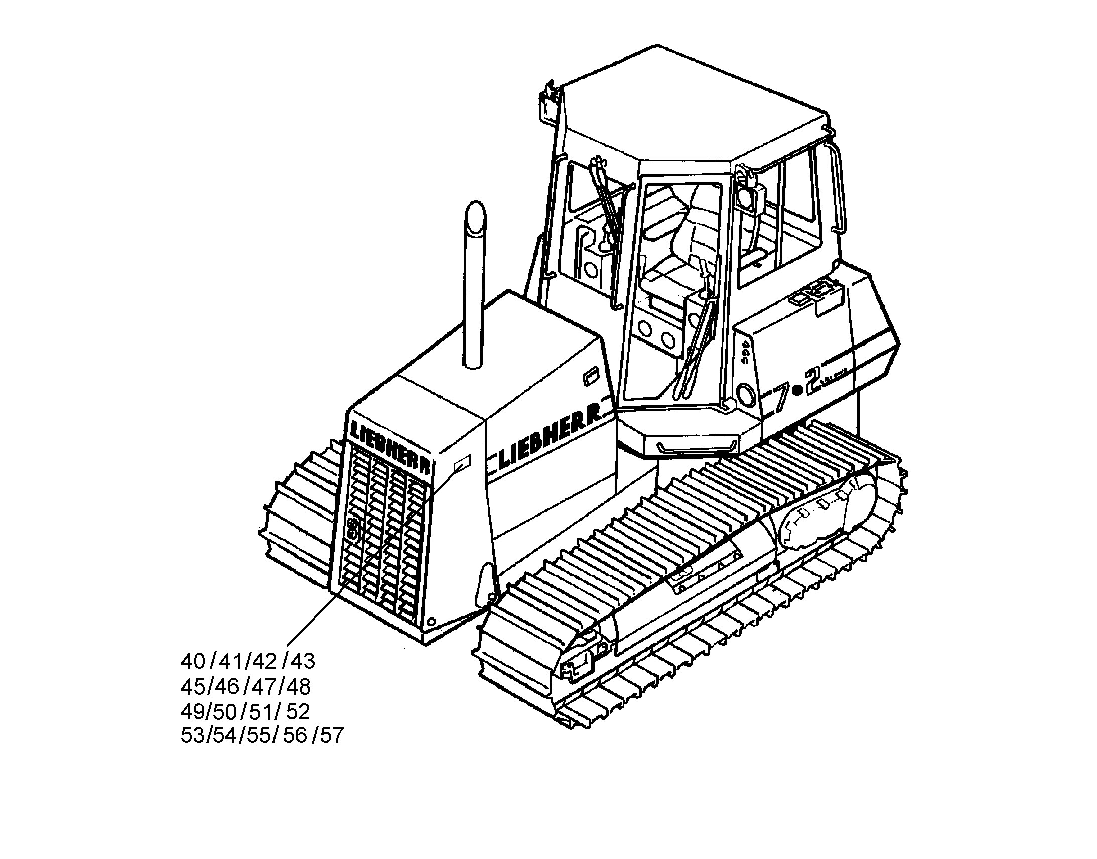 ТАБЛИЧКИ МАРКИРОВКА 9797196 LIEBHERR