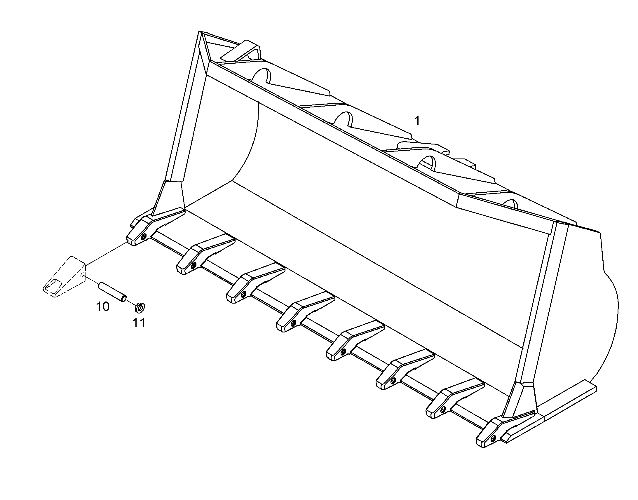 КОВШ ГРУЗОВОЙ 9183198 LIEBHERR