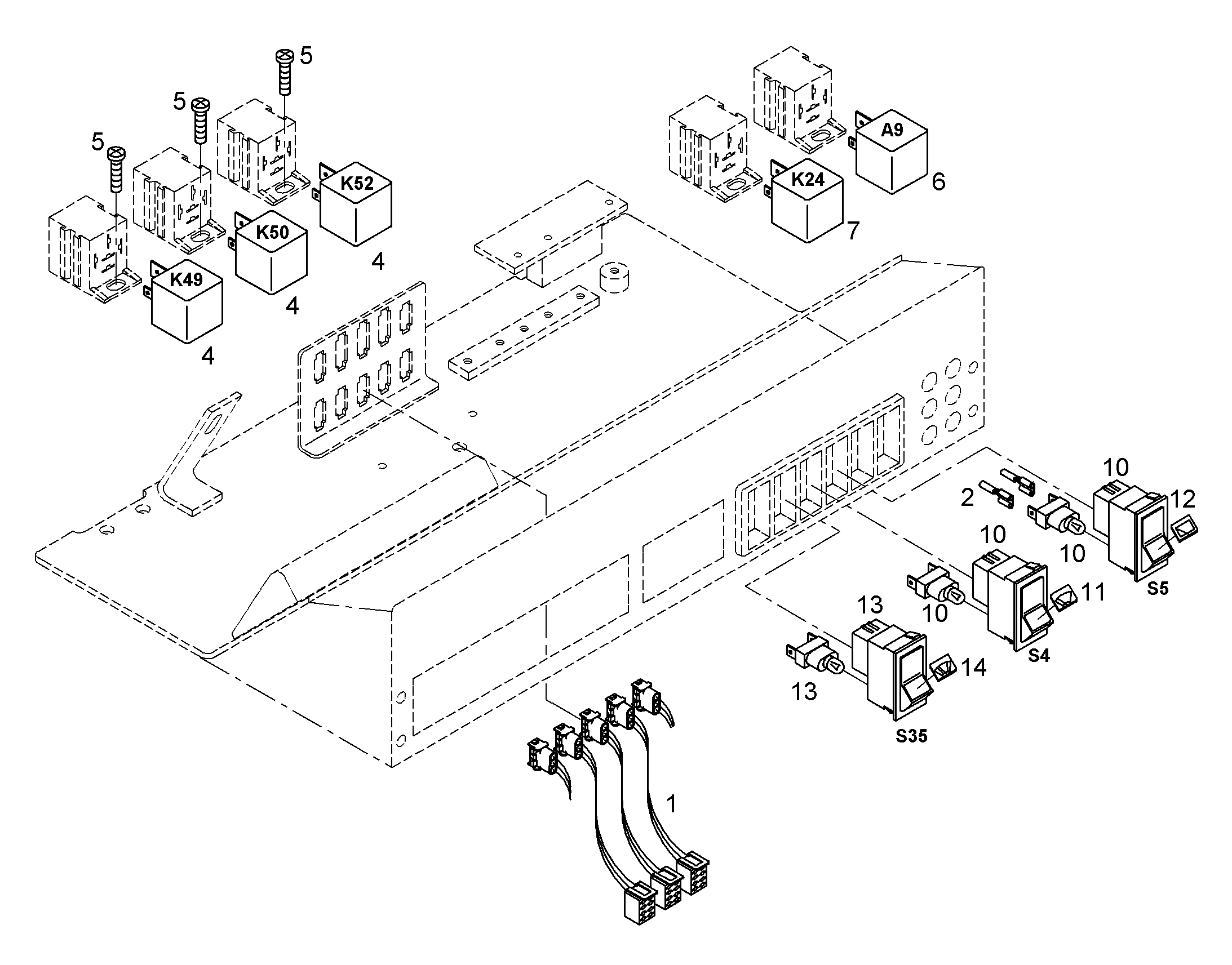 РЕЛЕ ИМПУЛЬСОВ 6003316 LIEBHERR
