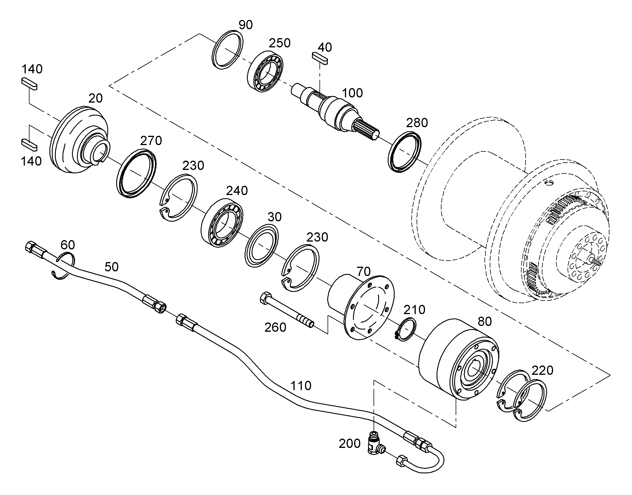 ШЛАНГ 10 10012364 LIEBHERR