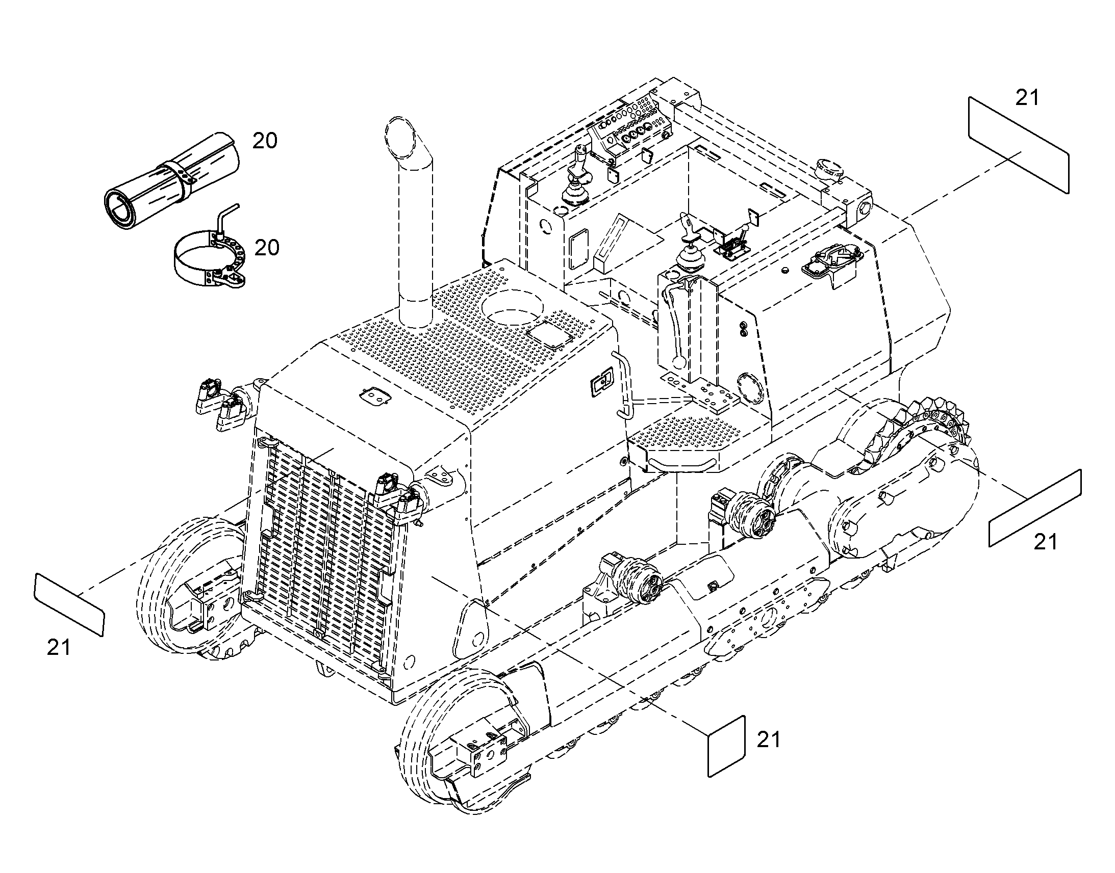 РАСПОЛОЖЕНИЕ ТАБЛИЧЕК 9047784 LIEBHERR